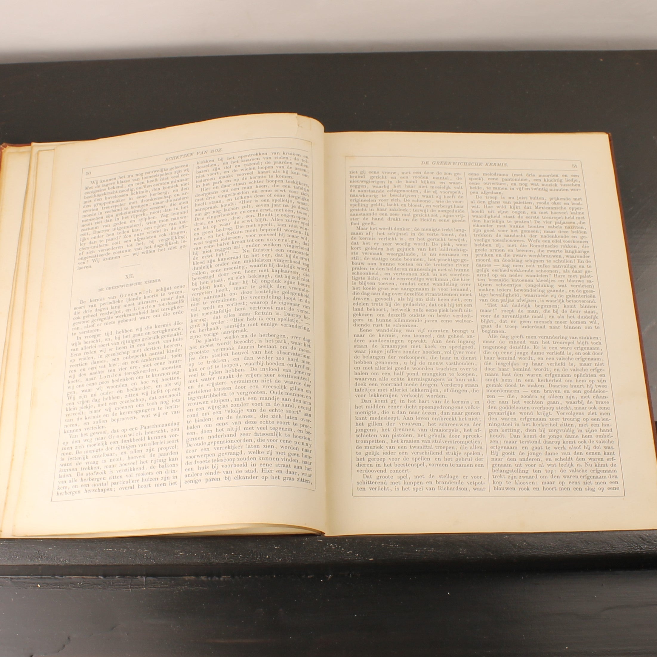 Schetsen van Boz - De Werken van Charles Dickens - H.A.M. Roelants, Schiedam ca. 1890