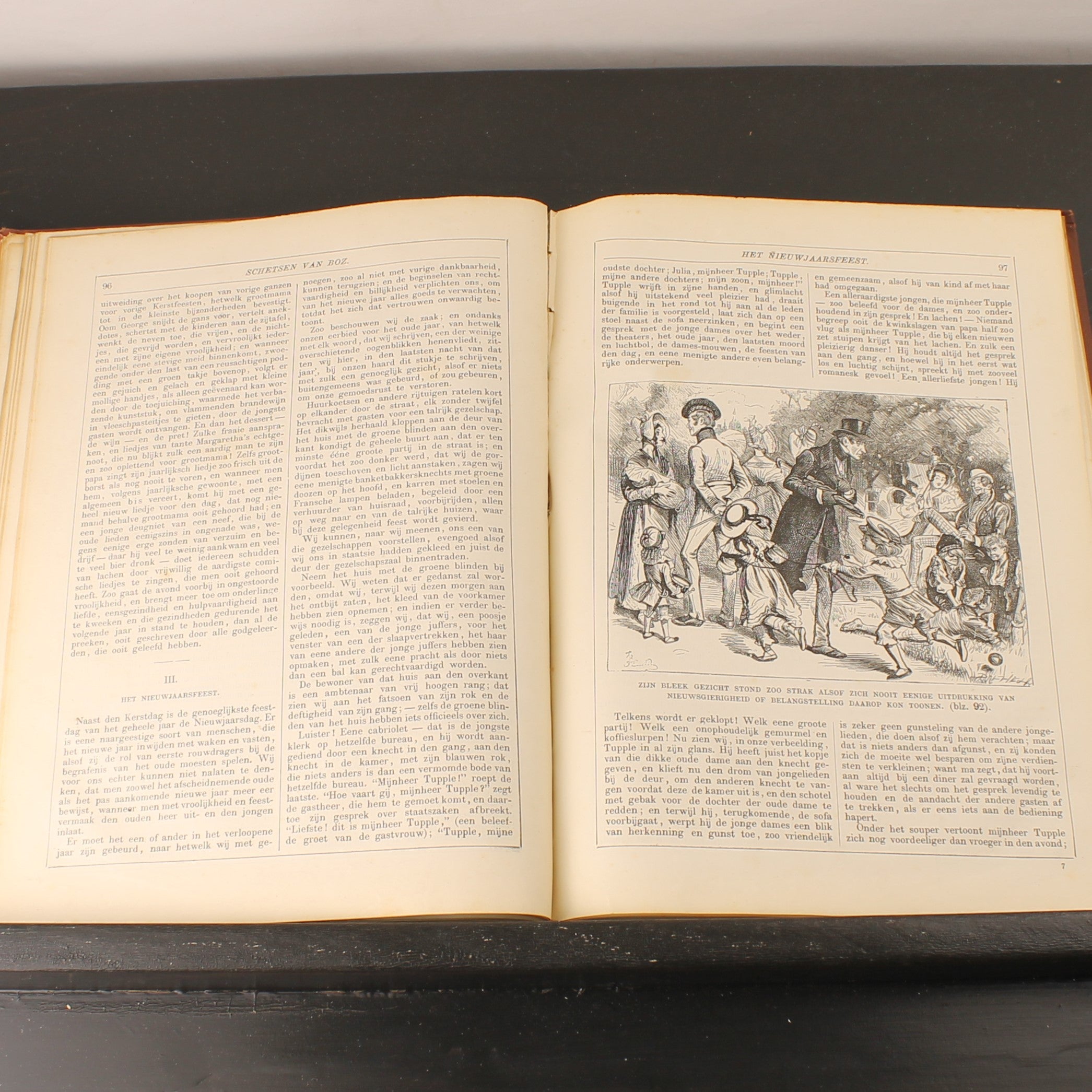 Schetsen van Boz - De Werken van Charles Dickens - H.A.M. Roelants, Schiedam ca. 1890