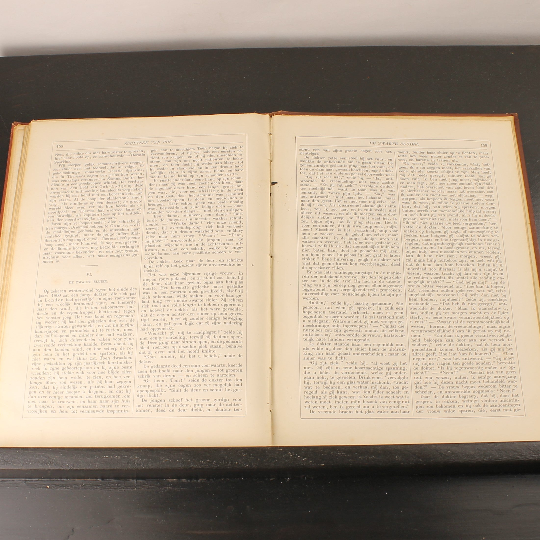 Schetsen van Boz - De Werken van Charles Dickens - H.A.M. Roelants, Schiedam ca. 1890