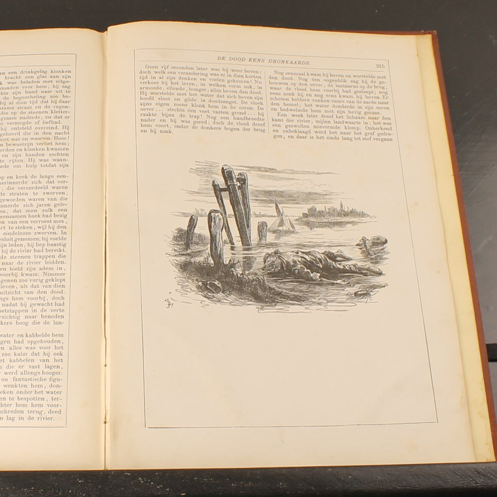 Schetsen van Boz - De Werken van Charles Dickens - H.A.M. Roelants, Schiedam ca. 1890