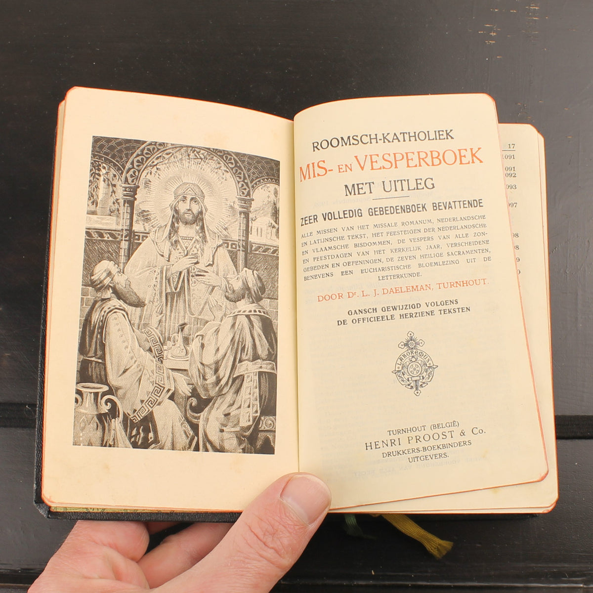 Roomsch-Katholiek Mis- en Vesperboek - L.J. Daeleman - Henri Proost Turnhout - ca. 1940