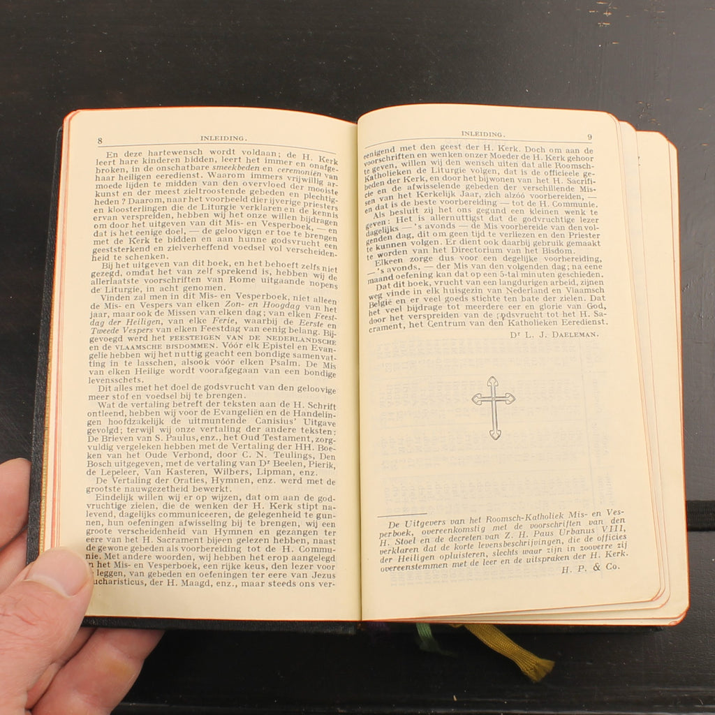 Roman Catholic Missal and Vespers Book - L.J. Daeleman - Henri Proost Turnhout - ca. 1940
