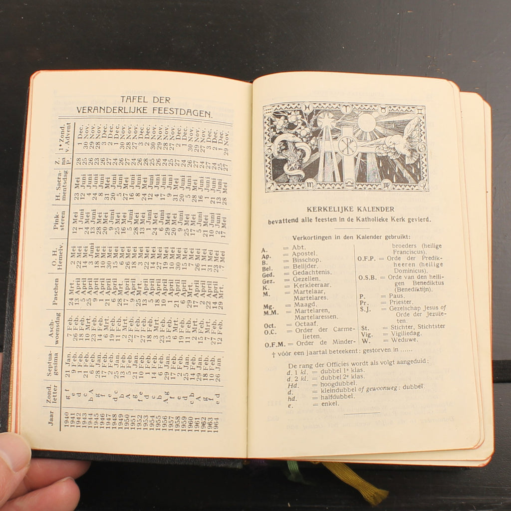 Roman Catholic Missal and Vespers Book - L.J. Daeleman - Henri Proost Turnhout - ca. 1940