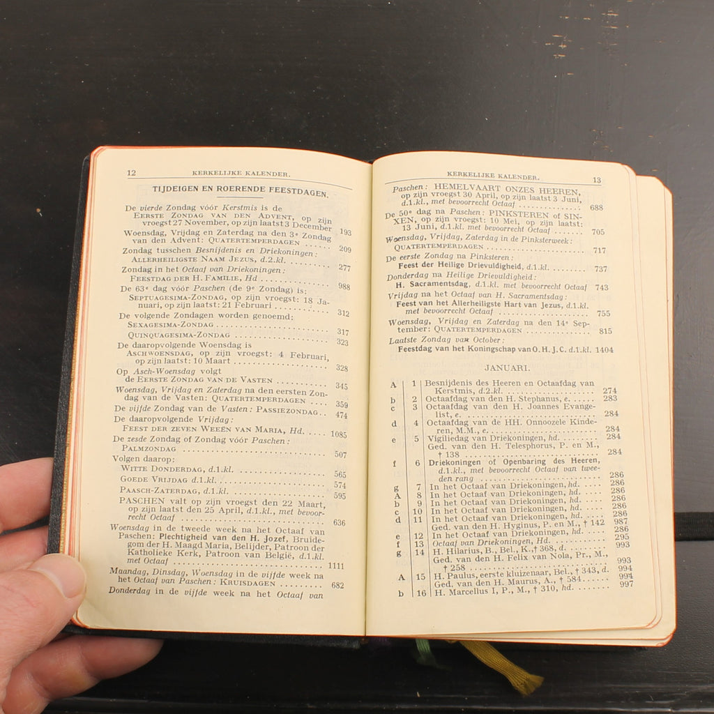 Roman Catholic Missal and Vespers Book - L.J. Daeleman - Henri Proost Turnhout - ca. 1940
