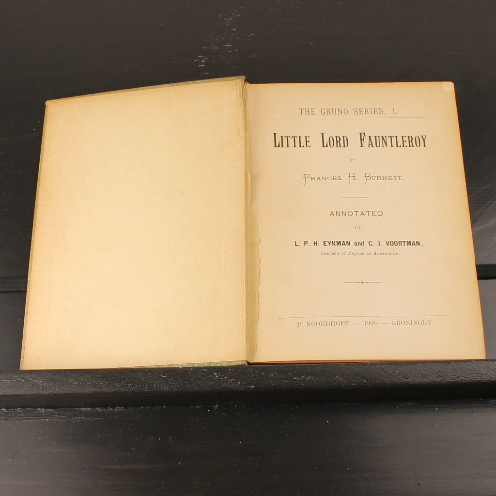 Little Lord Fauntleroy - Frances H. Burnett - P. Noordhoff Groningen 1900