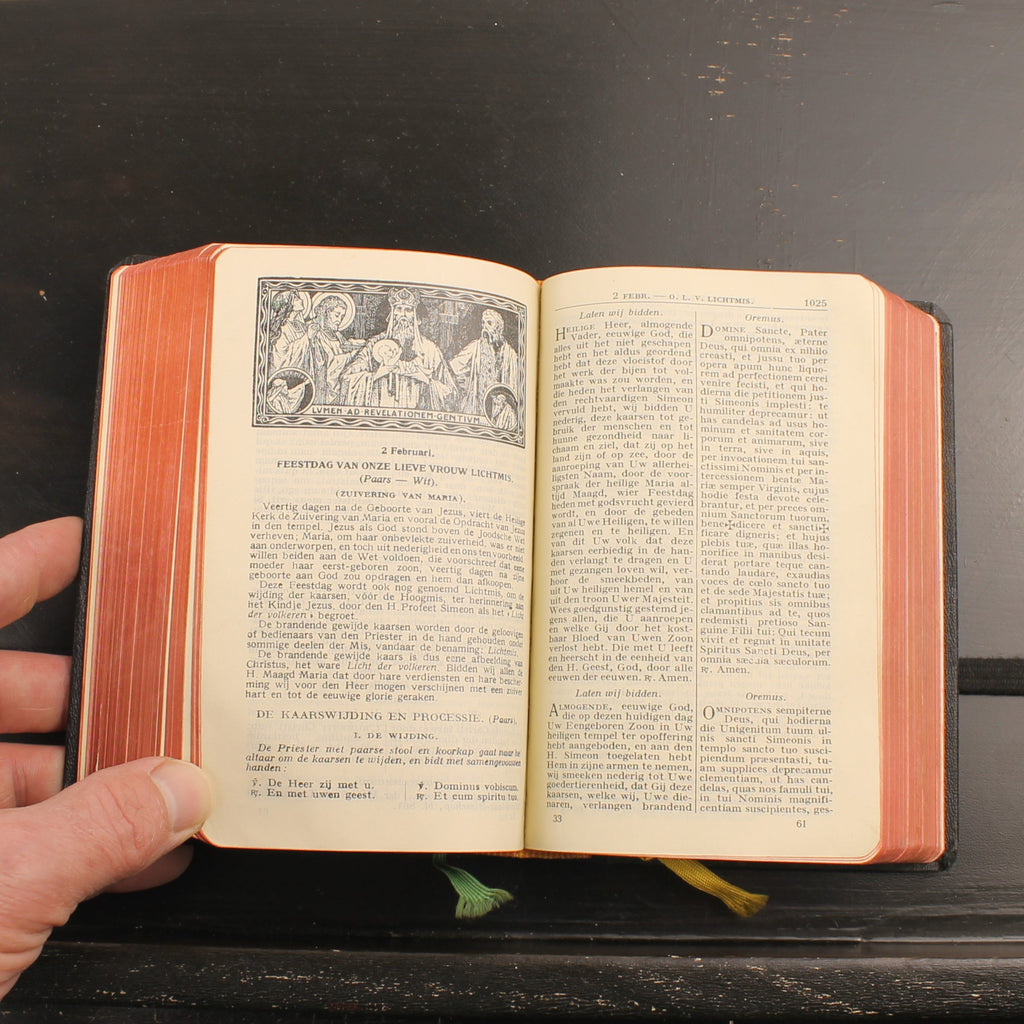 Roman Catholic Missal and Vespers Book - L.J. Daeleman - Henri Proost Turnhout - ca. 1940