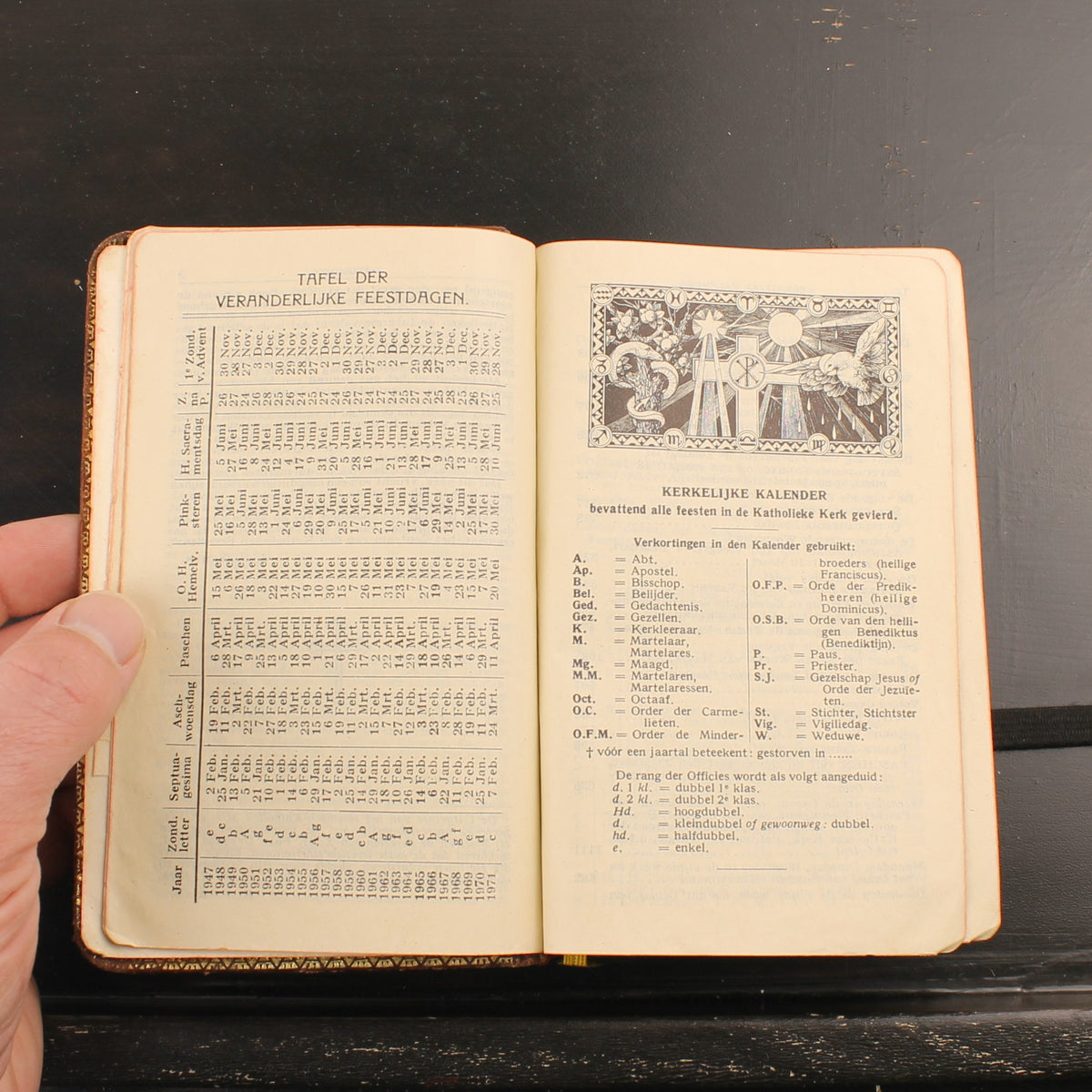 Libro Romano-Católico de Misa y Vísperas (1946) - Dr. L. J. Daeleman - Henri Proost & Co