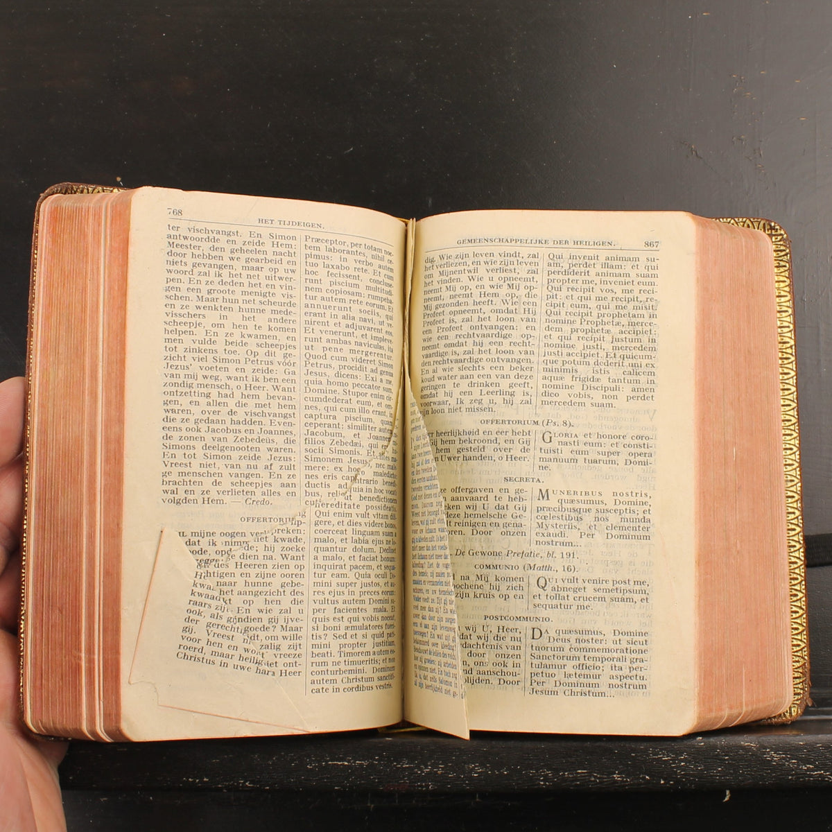 Libro Romano-Católico de Misa y Vísperas (1946) - Dr. L. J. Daeleman - Henri Proost & Co