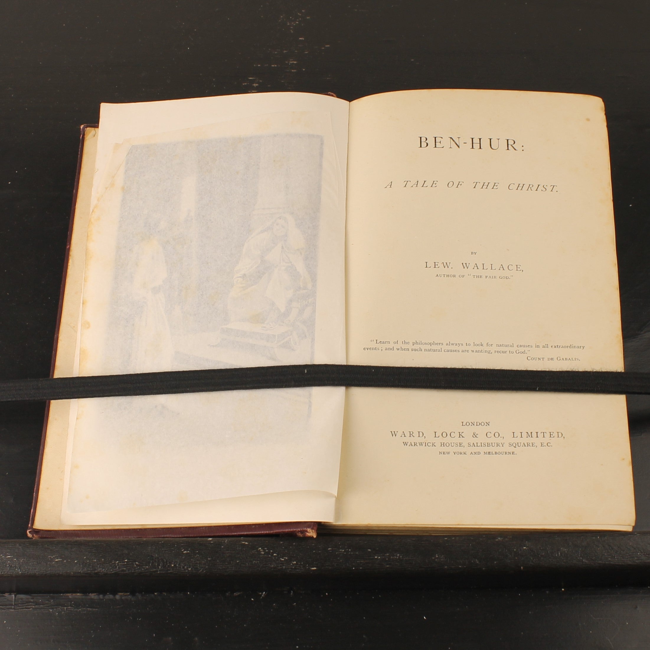 Ben-Hur: A Tale of the Christ – Lew Wallace - Ward Lock London - ca. 1900