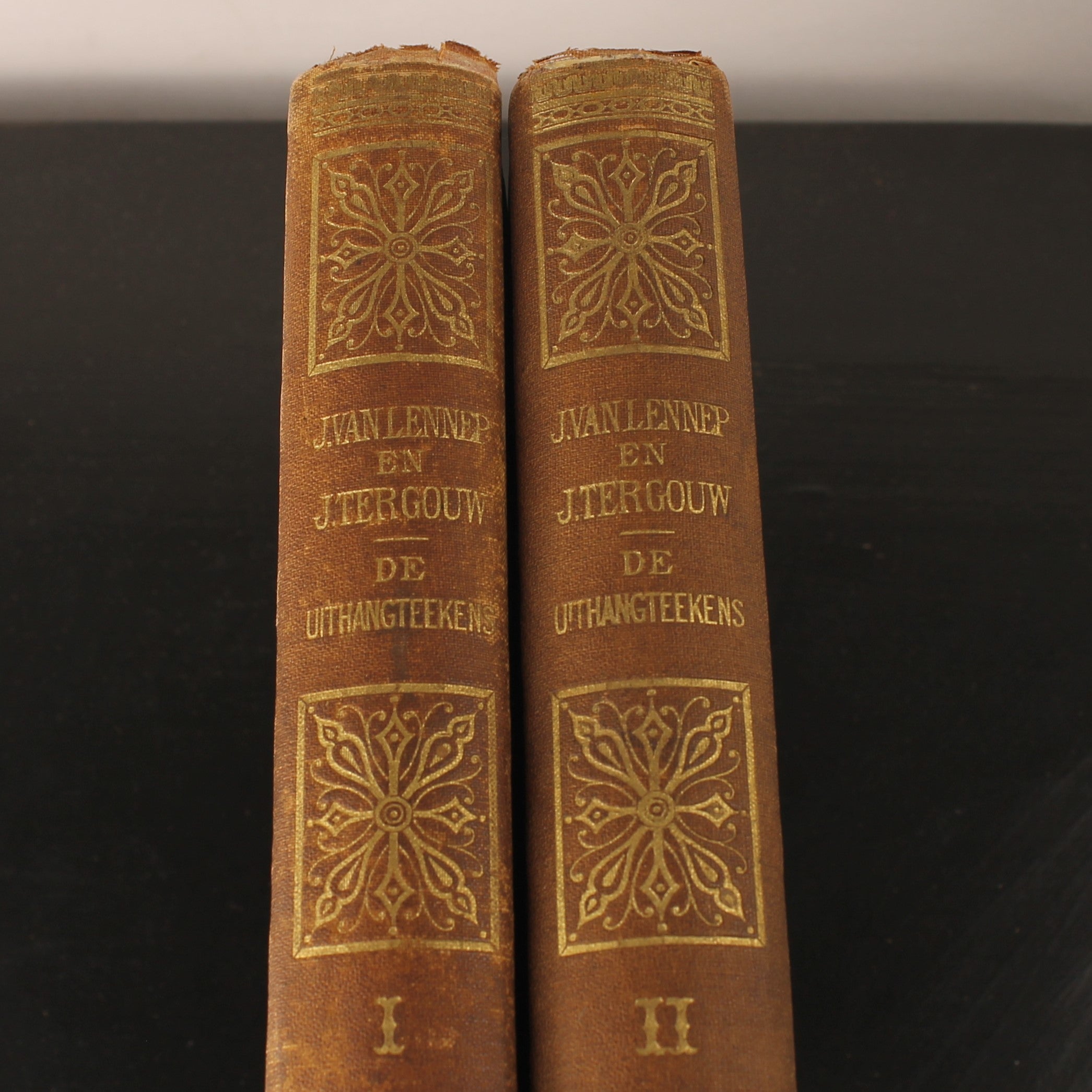 De Uithangteekens - Van Lennep & Ter Gouw - Complete set (2) - Amsterdam 1868