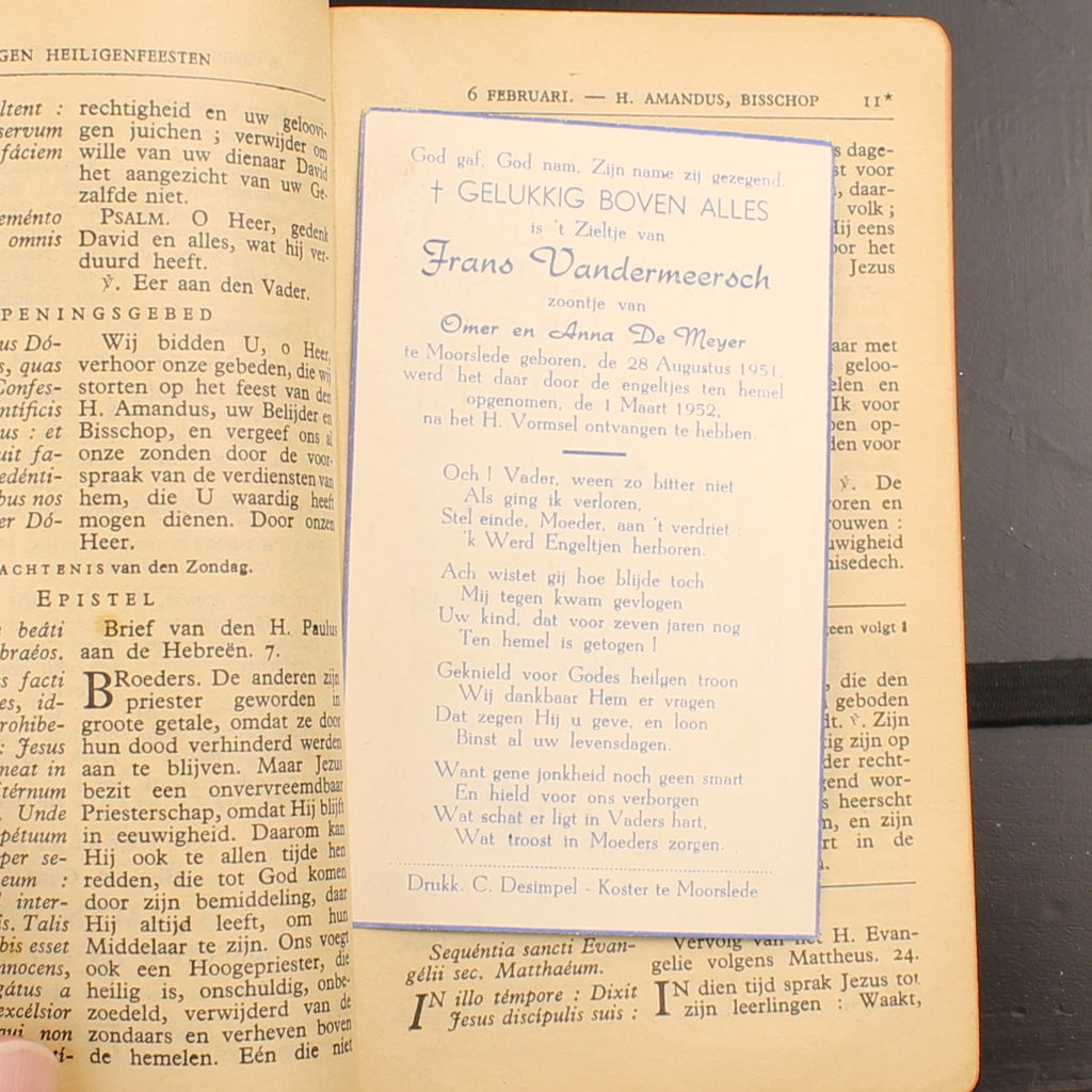 Misal dominical con Vísperas 1943 | Abadía de Keizersberg, Lovaina | Latín-neerlandés