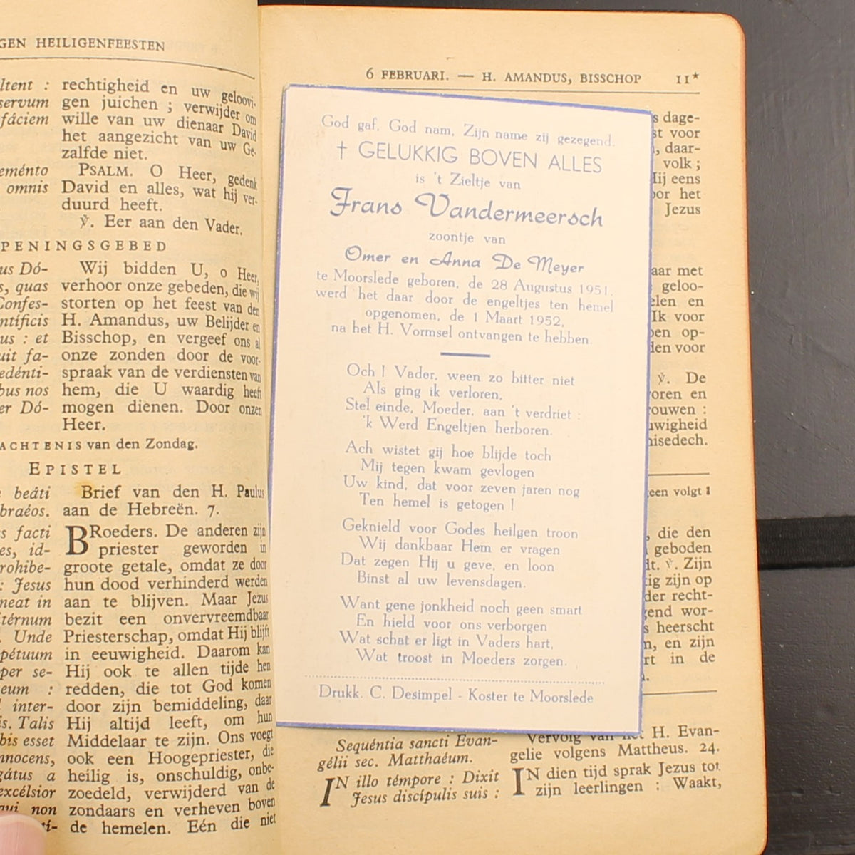 Misal dominical con Vísperas 1943 | Abadía de Keizersberg, Lovaina | Latín-neerlandés