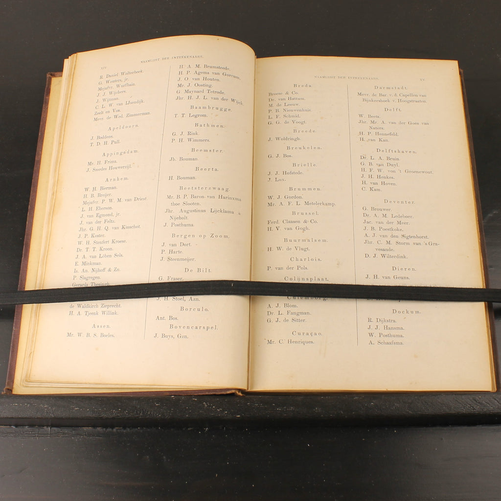 De Uithangteekens - Van Lennep & Ter Gouw - Complete set (2) - Amsterdam 1868