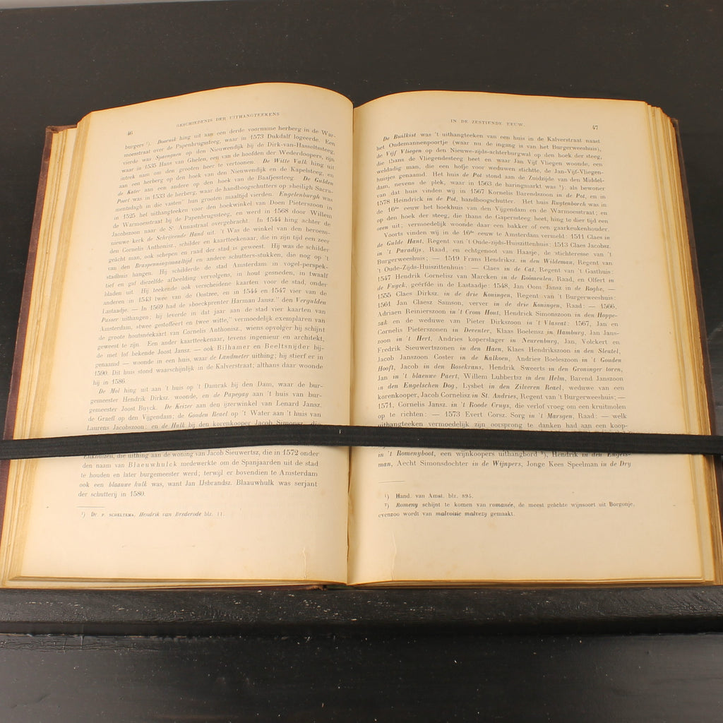 De Uithangteekens - Van Lennep & Ter Gouw - Complete set (2) - Amsterdam 1868