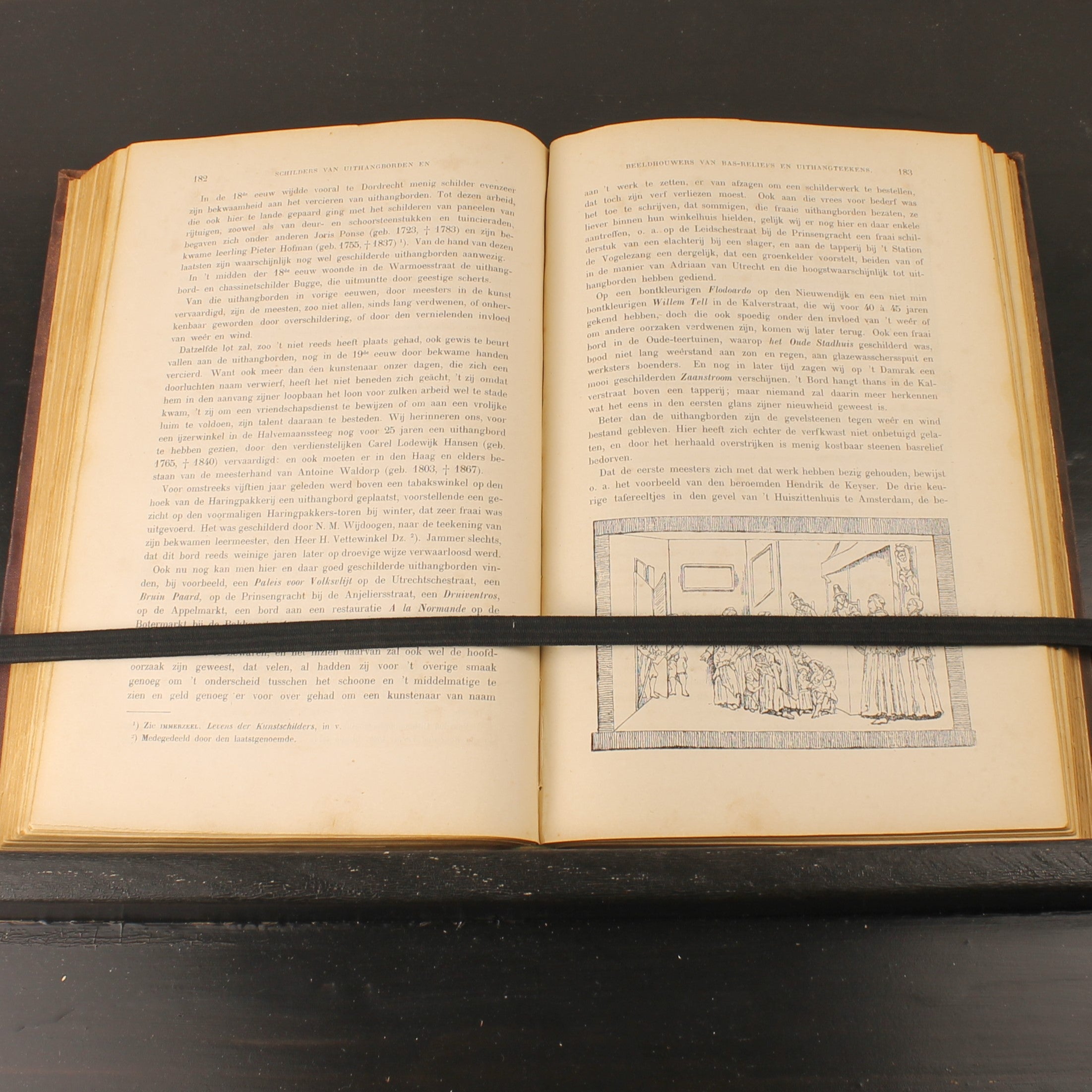 De Uithangteekens - Van Lennep & Ter Gouw - Complete set (2) - Amsterdam 1868