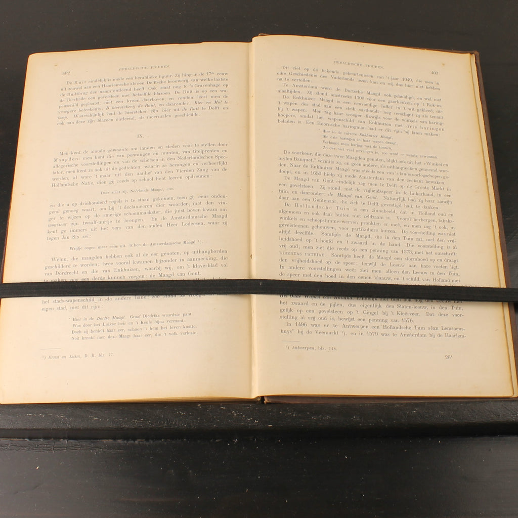 De Uithangteekens - Van Lennep & Ter Gouw - Complete set (2) - Amsterdam 1868