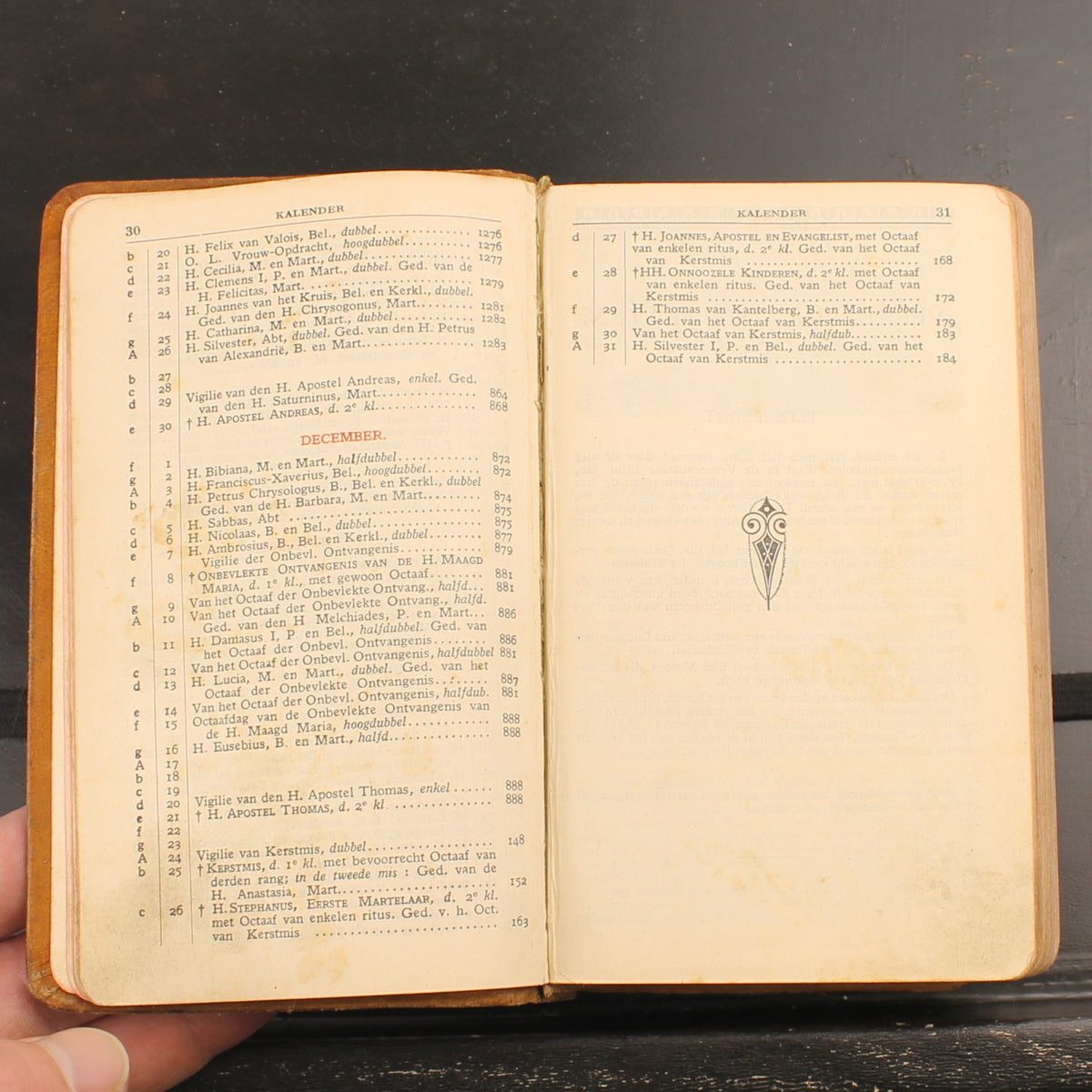 Libro de la Misa Diaria Completa y Vespertal - Peeters, Van Cauwenberg & O'Connor - Turnhout c. 1940