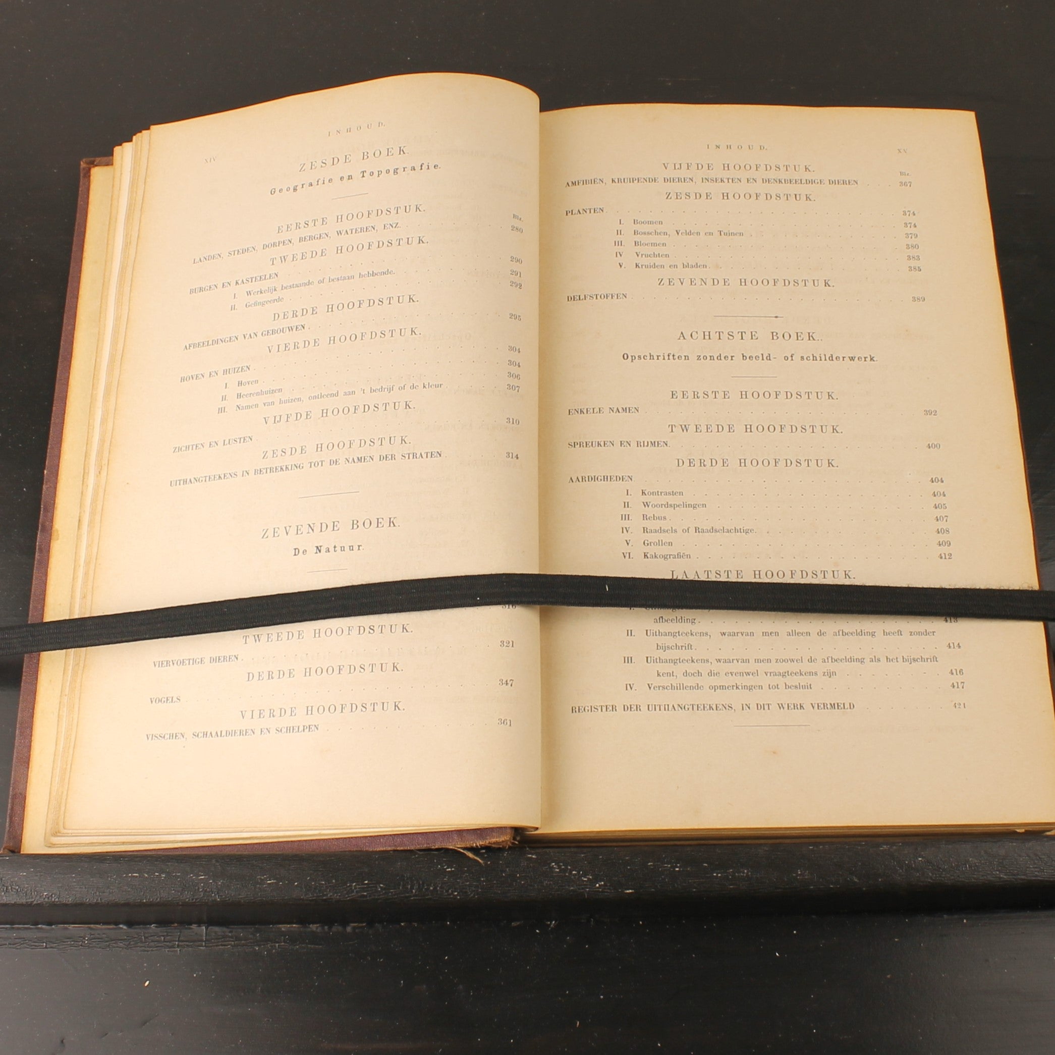 De Uithangteekens - Van Lennep & Ter Gouw - Complete set (2) - Amsterdam 1868