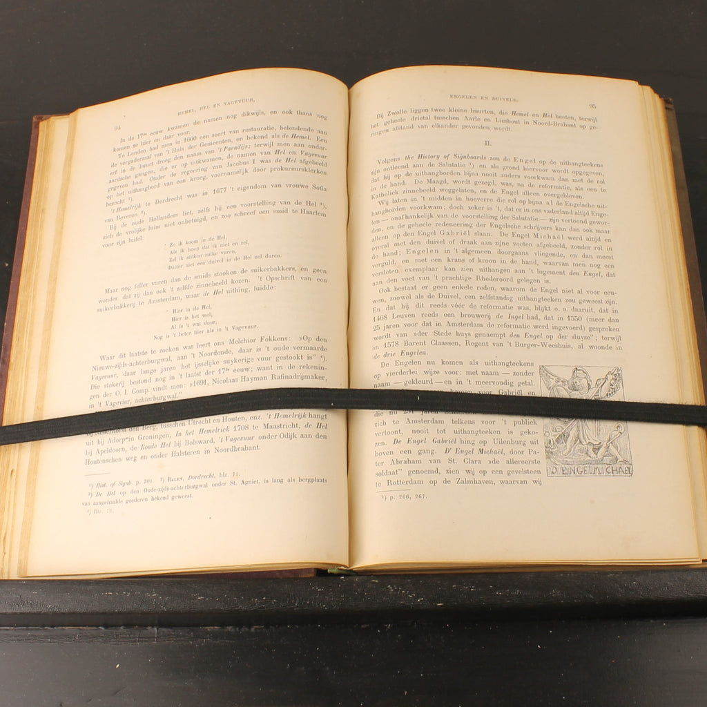 De Uithangteekens - Van Lennep & Ter Gouw - Complete set (2) - Amsterdam 1868