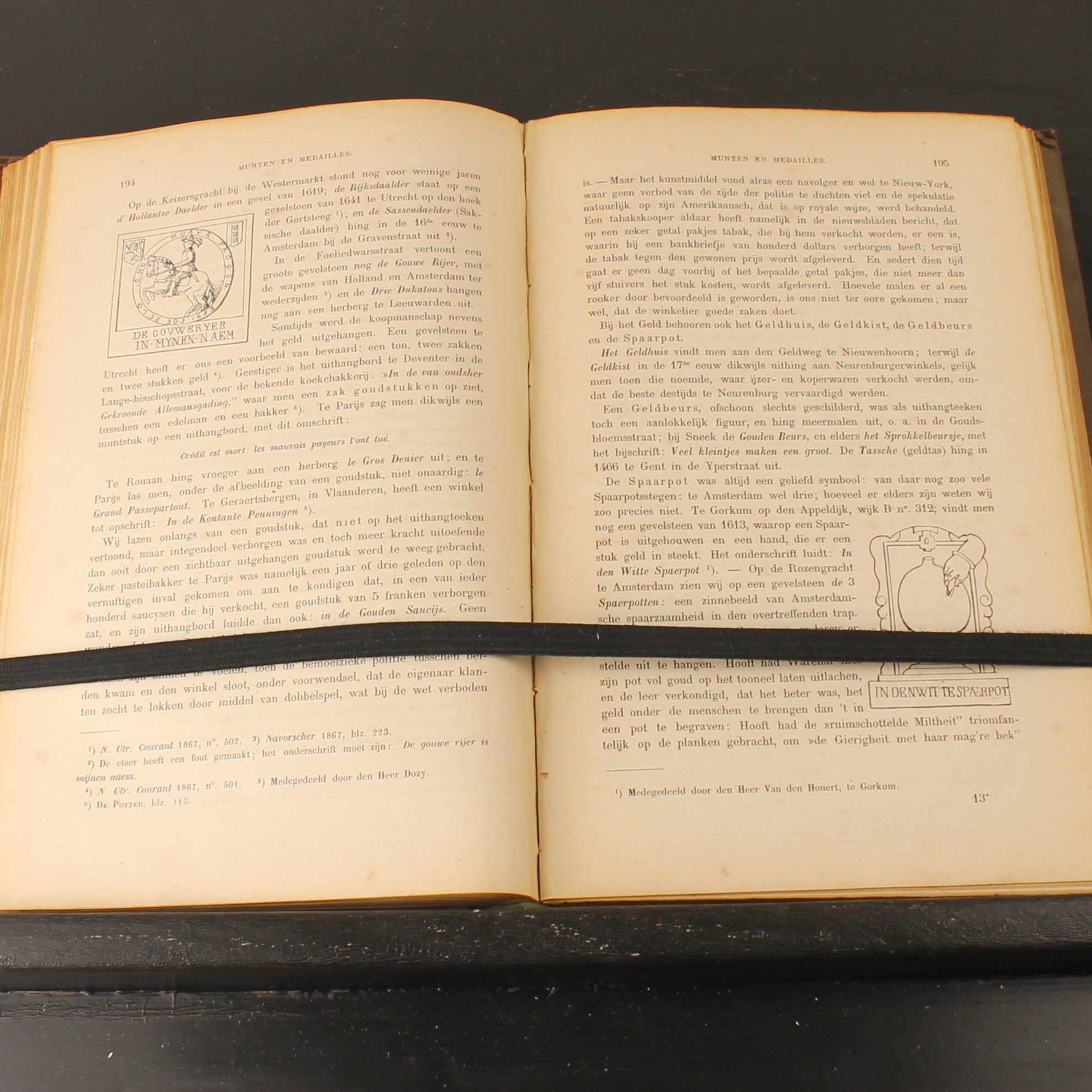 De Uithangteekens - Van Lennep & Ter Gouw - Complete set (2) - Amsterdam 1868