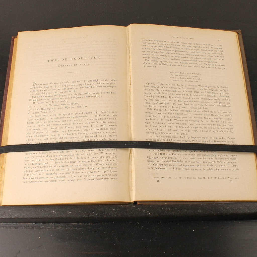 De Uithangteekens - Van Lennep & Ter Gouw - Complete set (2) - Amsterdam 1868