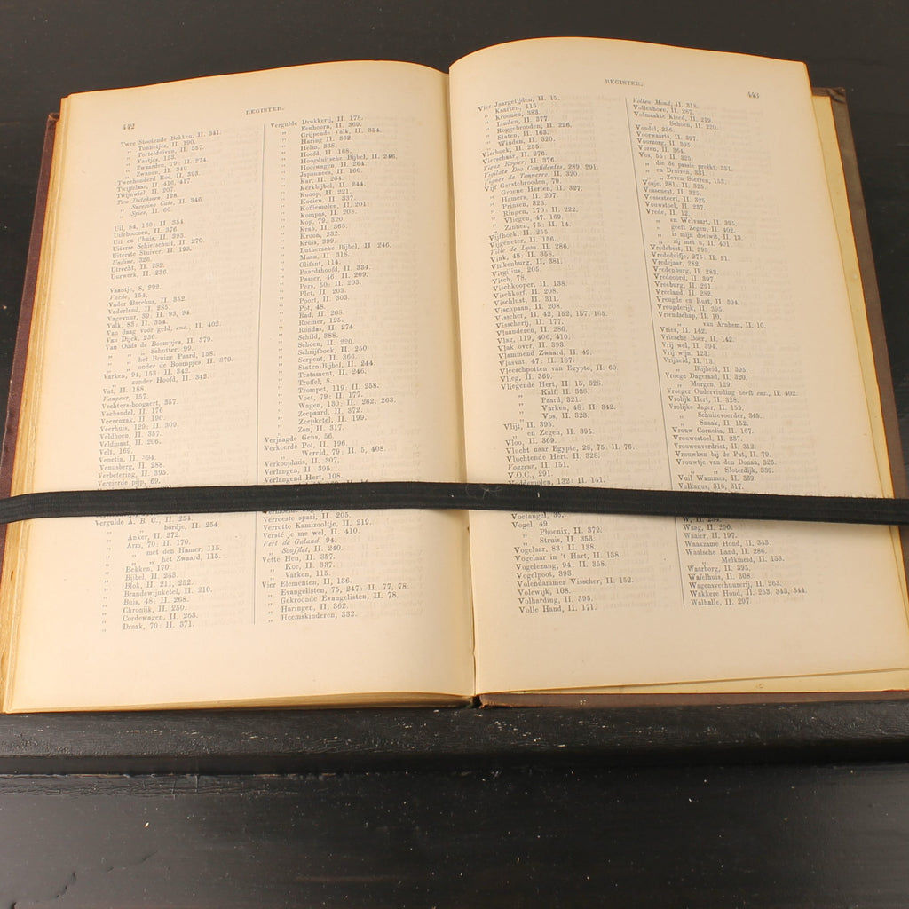 De Uithangteekens - Van Lennep & Ter Gouw - Complete set (2) - Amsterdam 1868