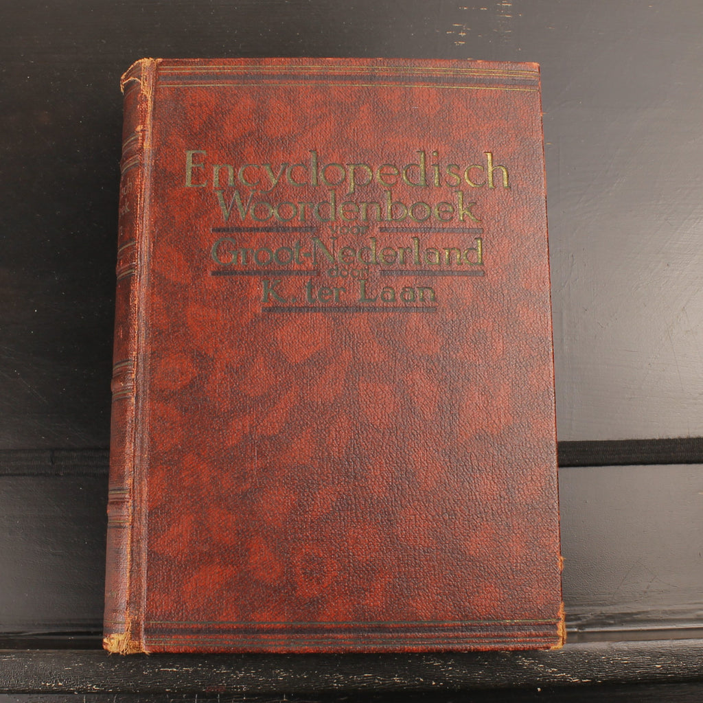 Vocabolario enciclopedico per i Paesi Bassi del Nord – K. ter Laan – Prima edizione 1937