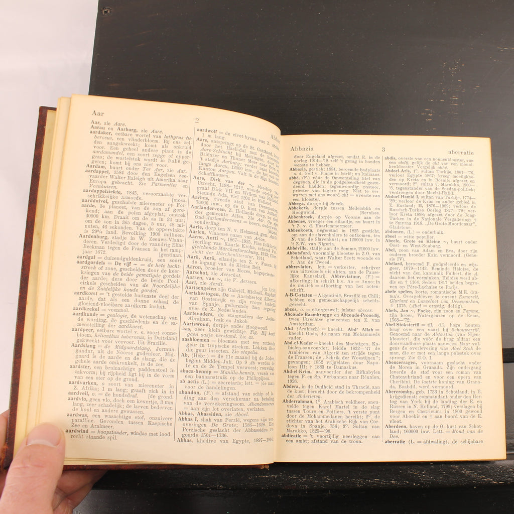Vocabolario enciclopedico per i Paesi Bassi del Nord – K. ter Laan – Prima edizione 1937
