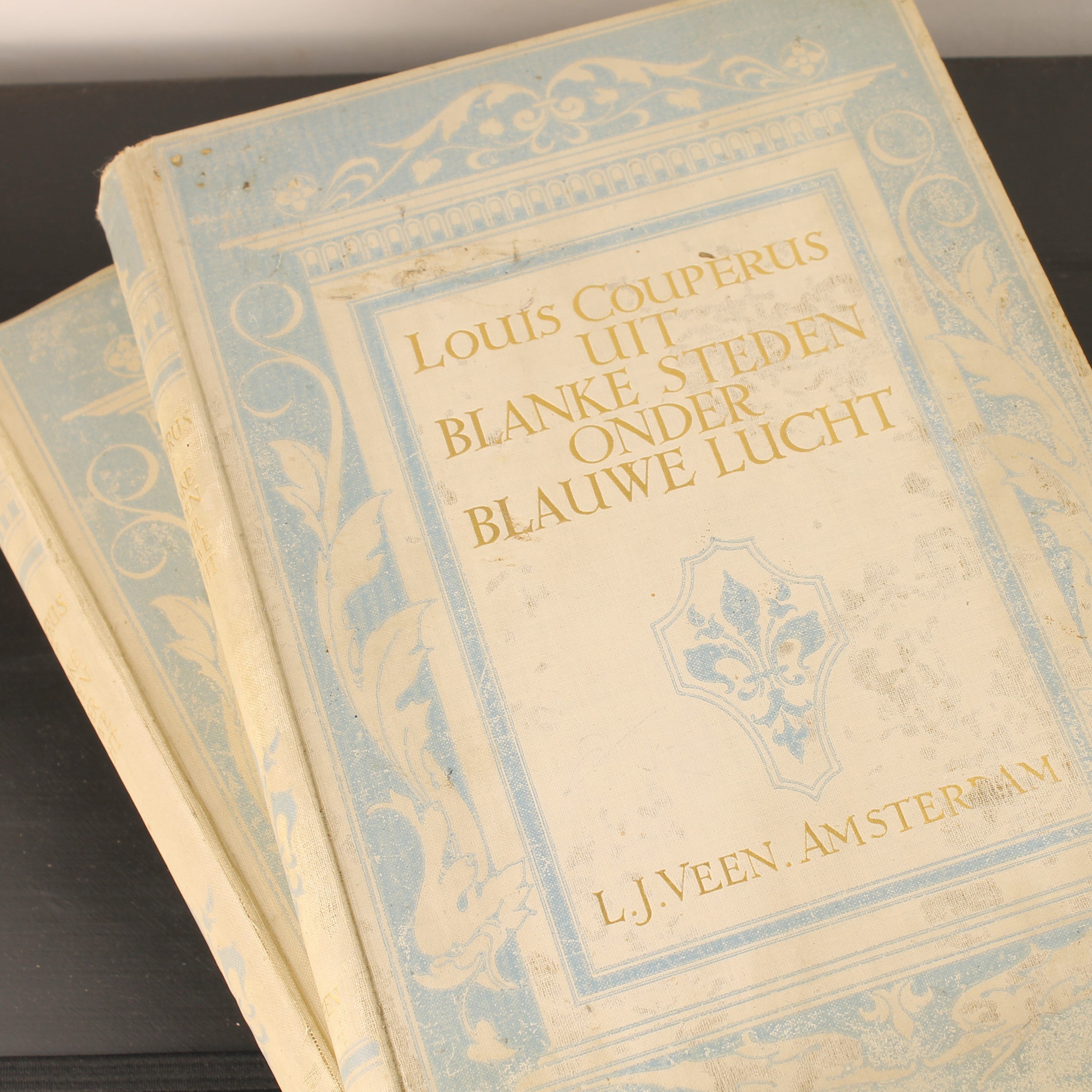 Antique 2-Piece Set “From White Cities under Blue Skies” – Louis Couperus – 1912/1913 – Large Format