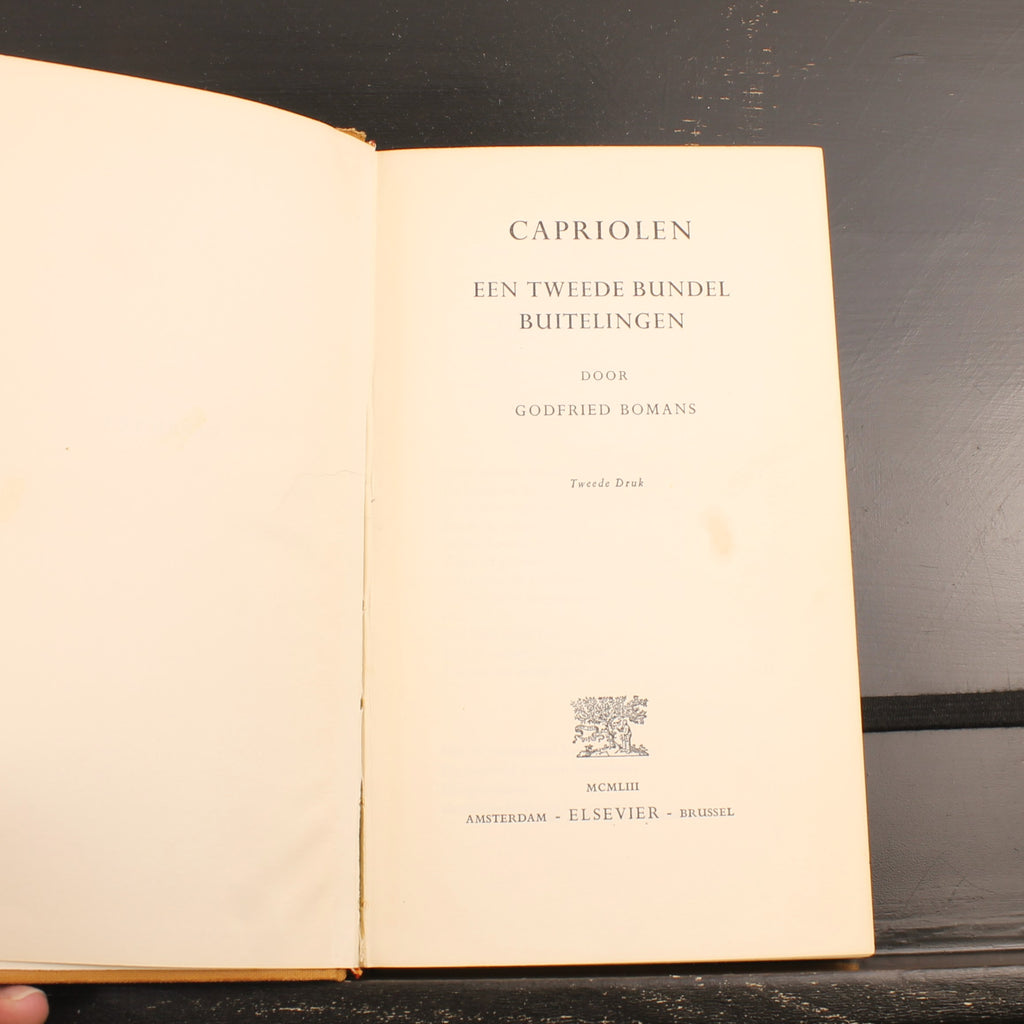Godfried Bomans - Caprioles : Un deuxième recueil de marginaux - 2e édition 1953