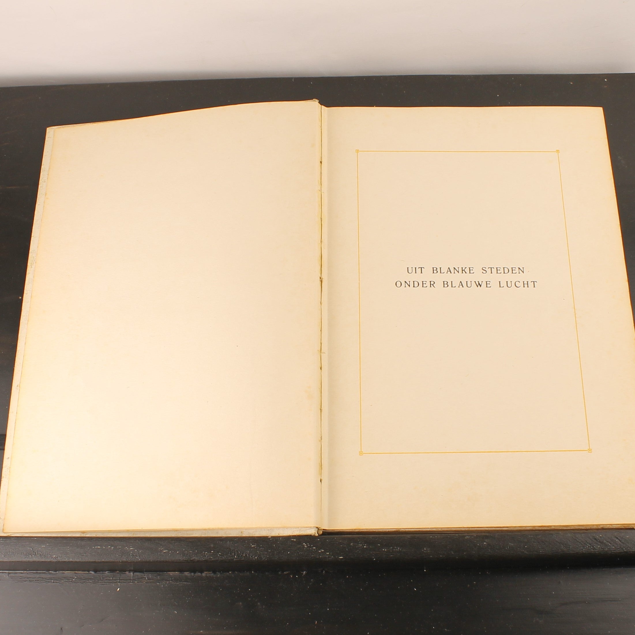 Antique 2-Piece Set “From White Cities under Blue Skies” – Louis Couperus – 1912/1913 – Large Format