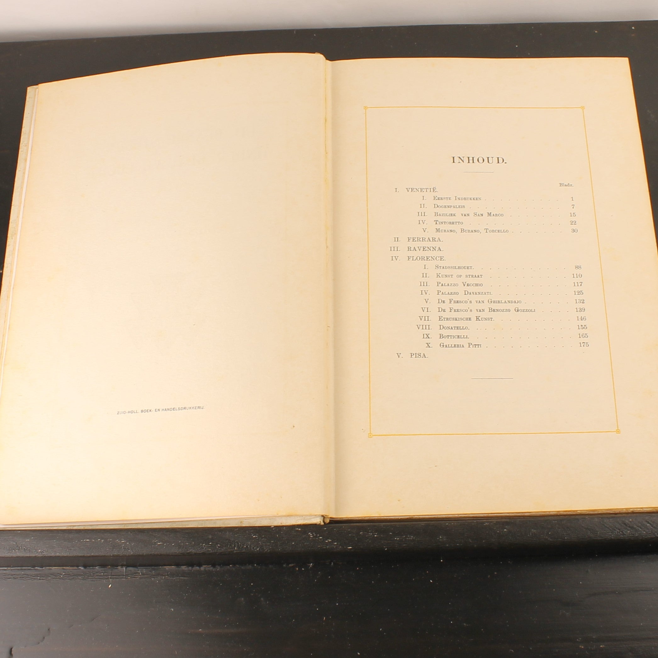 Antique 2-Piece Set “From White Cities under Blue Skies” – Louis Couperus – 1912/1913 – Large Format