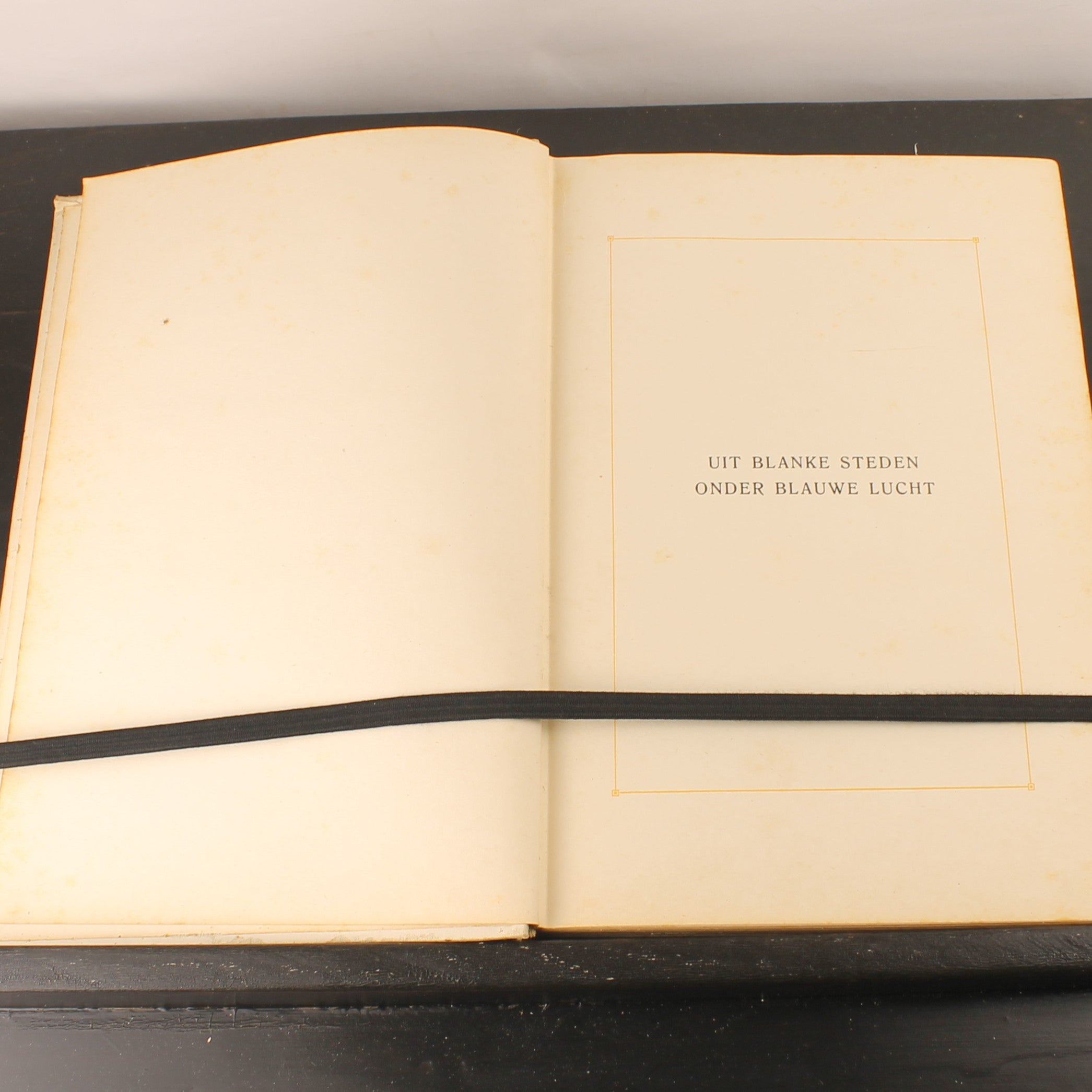 Antique 2-Piece Set “From White Cities under Blue Skies” – Louis Couperus – 1912/1913 – Large Format