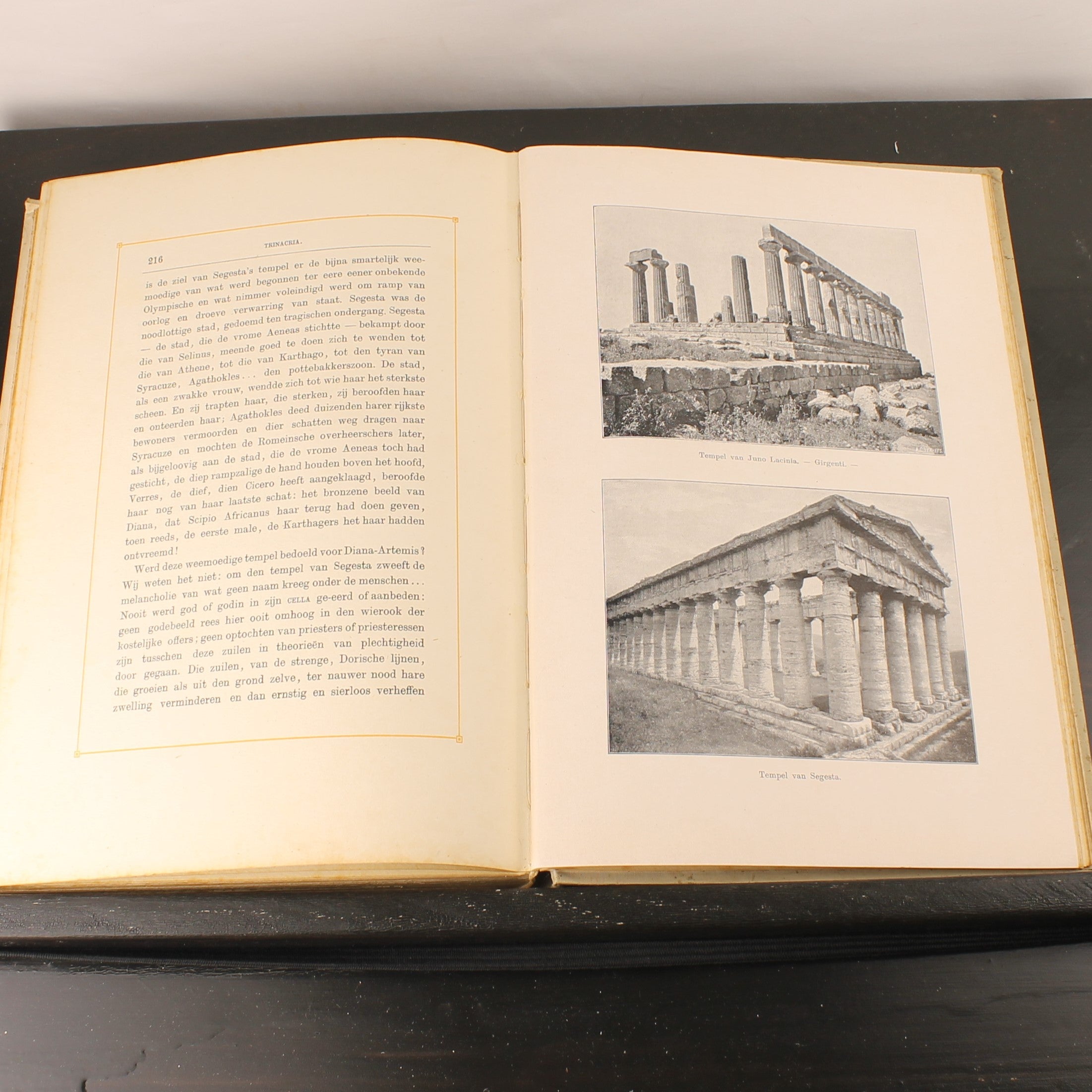 Antique 2-Piece Set “From White Cities under Blue Skies” – Louis Couperus – 1912/1913 – Large Format