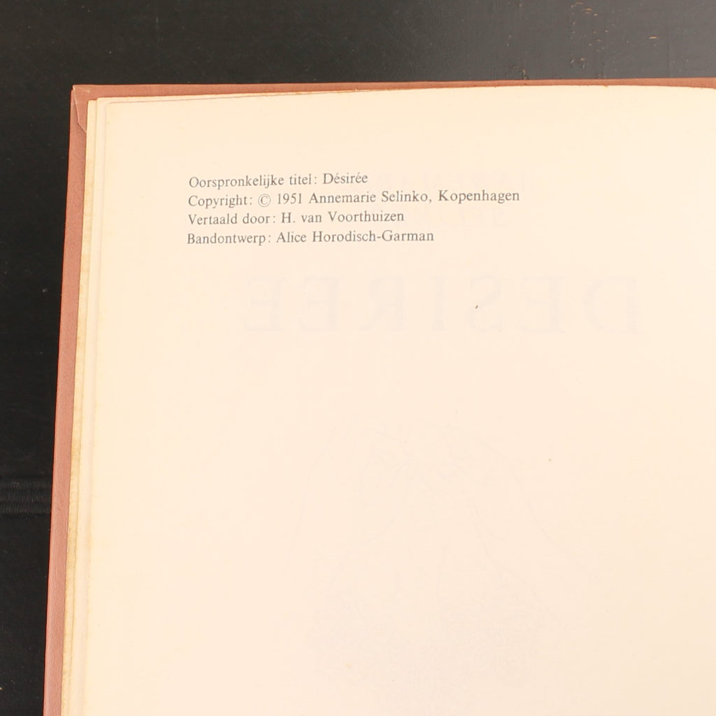Désirée - Annemarie Selinko | Nederlandse Boekenclub | Alice Horodisch-Garman