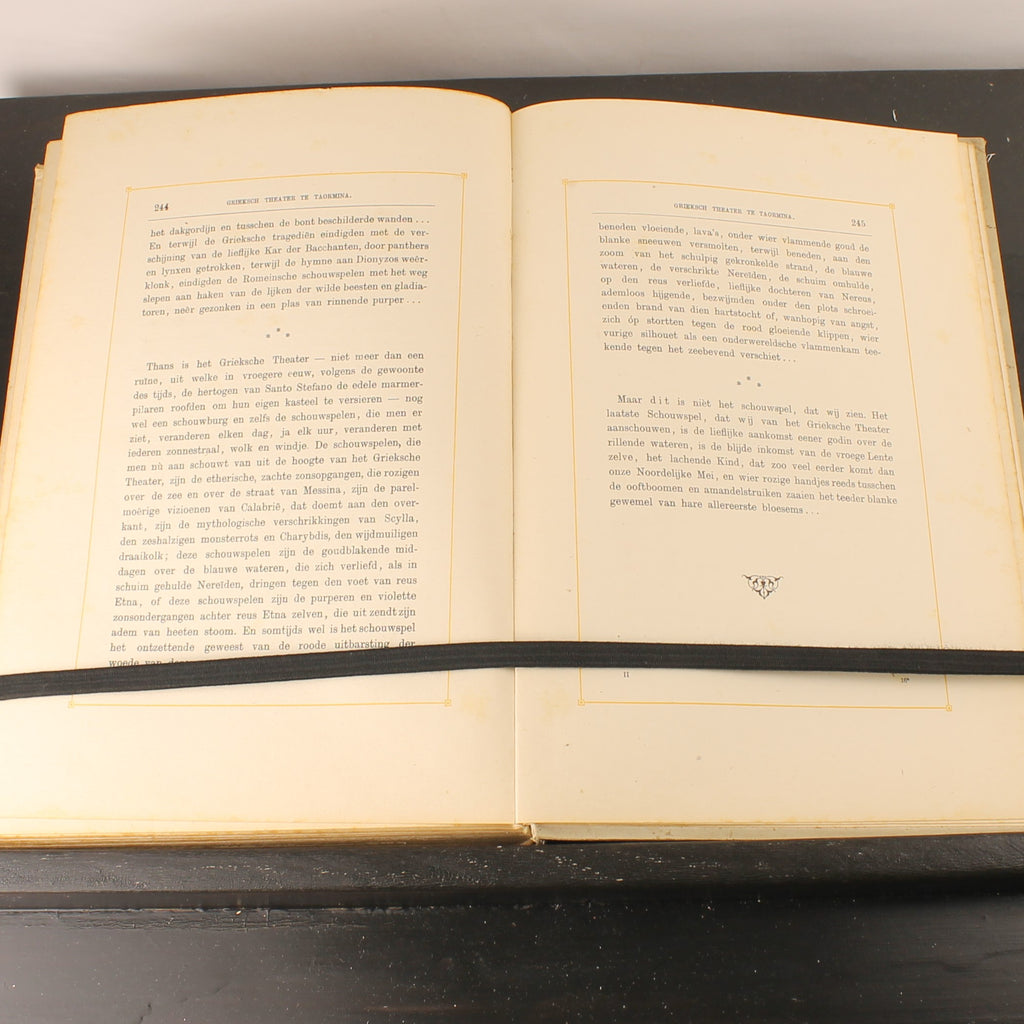 Antique 2-Piece Set “From White Cities under Blue Skies” – Louis Couperus – 1912/1913 – Large Format