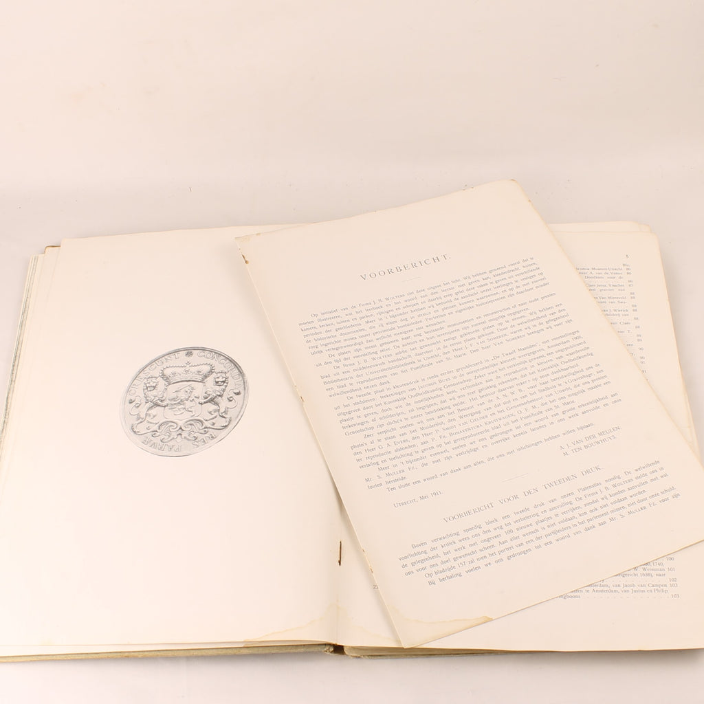 Antique Plate Atlas for National History – Third Edition 1917 – Large Format 31 cm