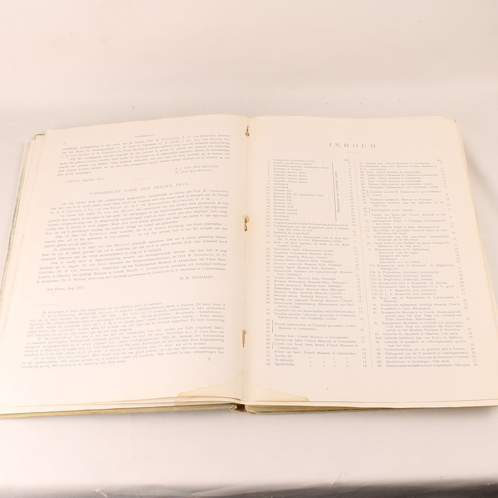 Antique Plate Atlas for National History – Third Edition 1917 – Large Format 31 cm