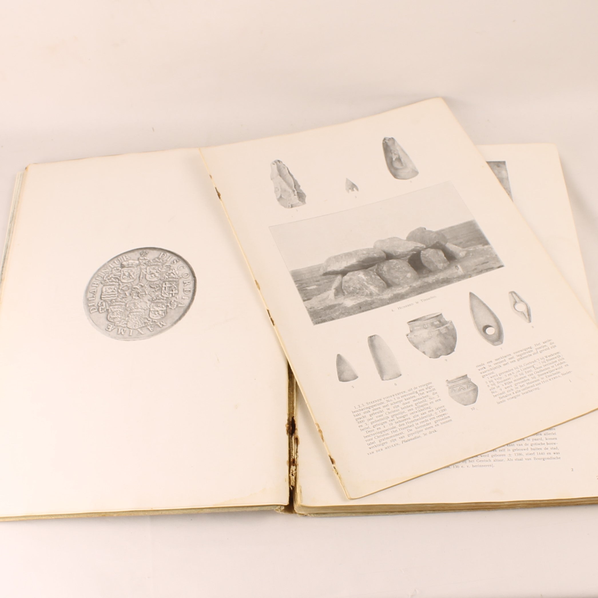 Antique Plate Atlas for National History – Third Edition 1917 – Large Format 31 cm