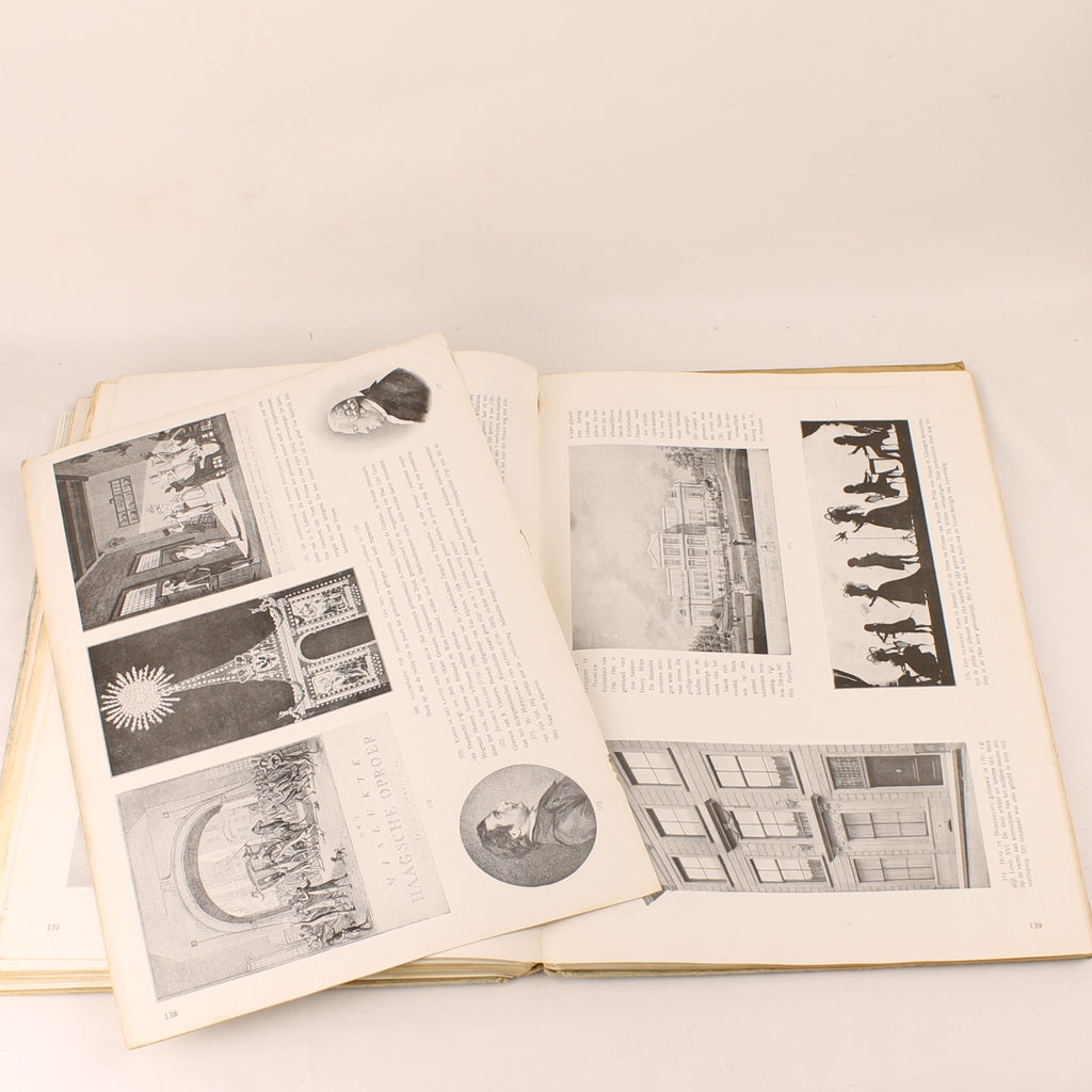 Antique Plate Atlas for National History – Third Edition 1917 – Large Format 31 cm