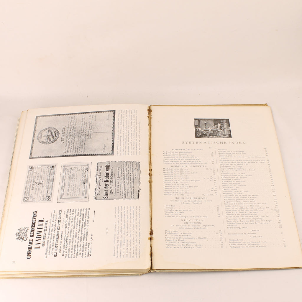 Antique Plate Atlas for National History – Third Edition 1917 – Large Format 31 cm
