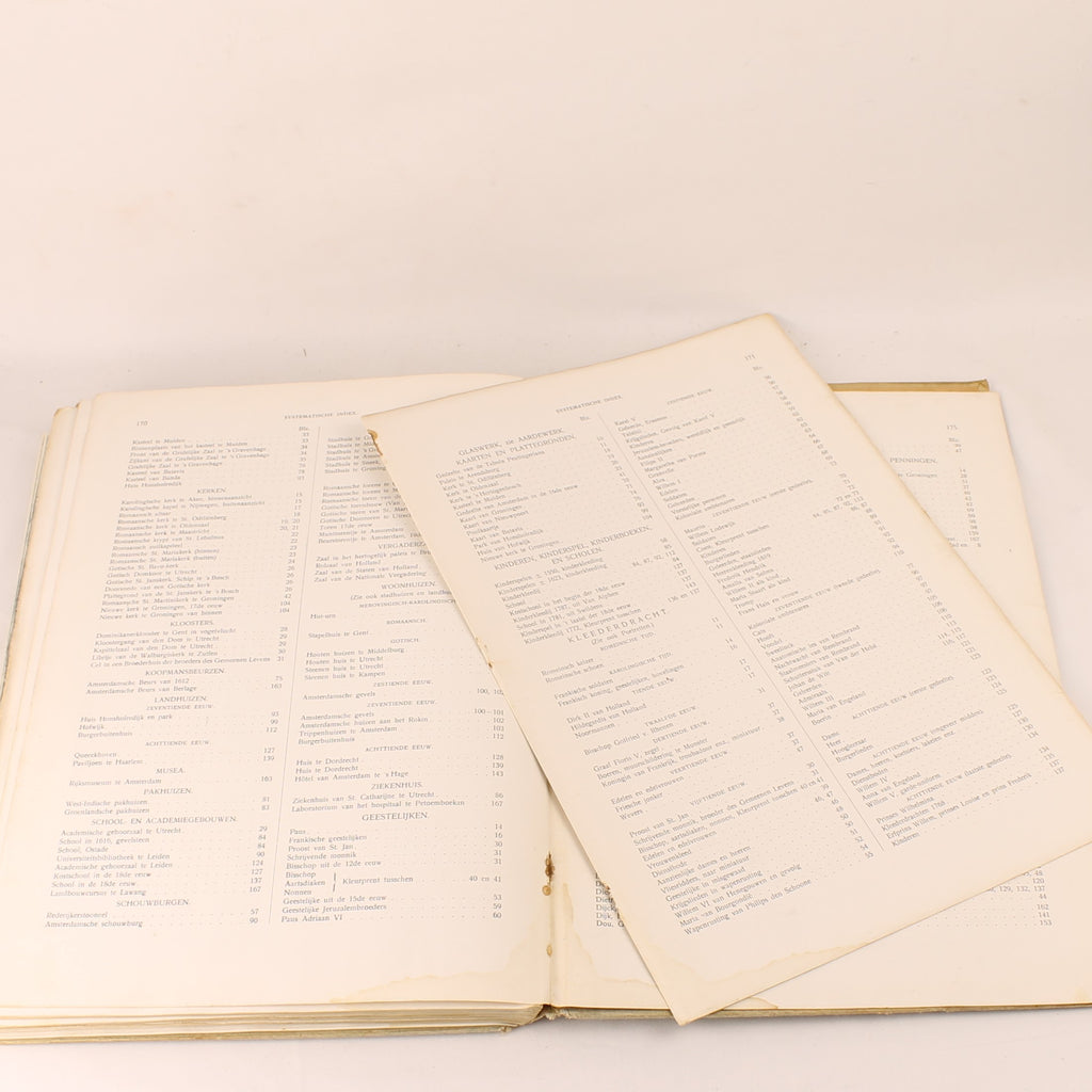 Antique Plate Atlas for National History – Third Edition 1917 – Large Format 31 cm