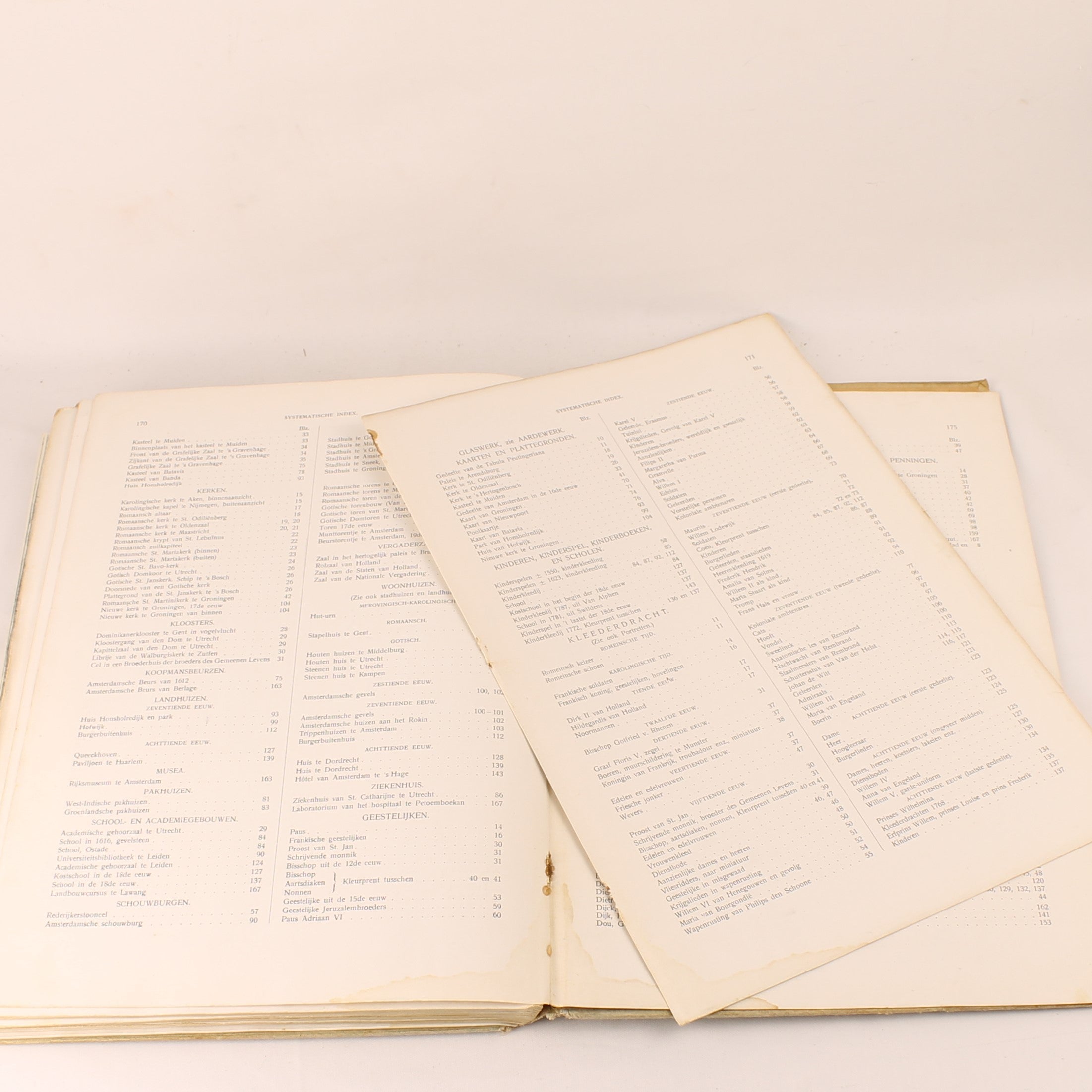 Antique Plate Atlas for National History – Third Edition 1917 – Large Format 31 cm