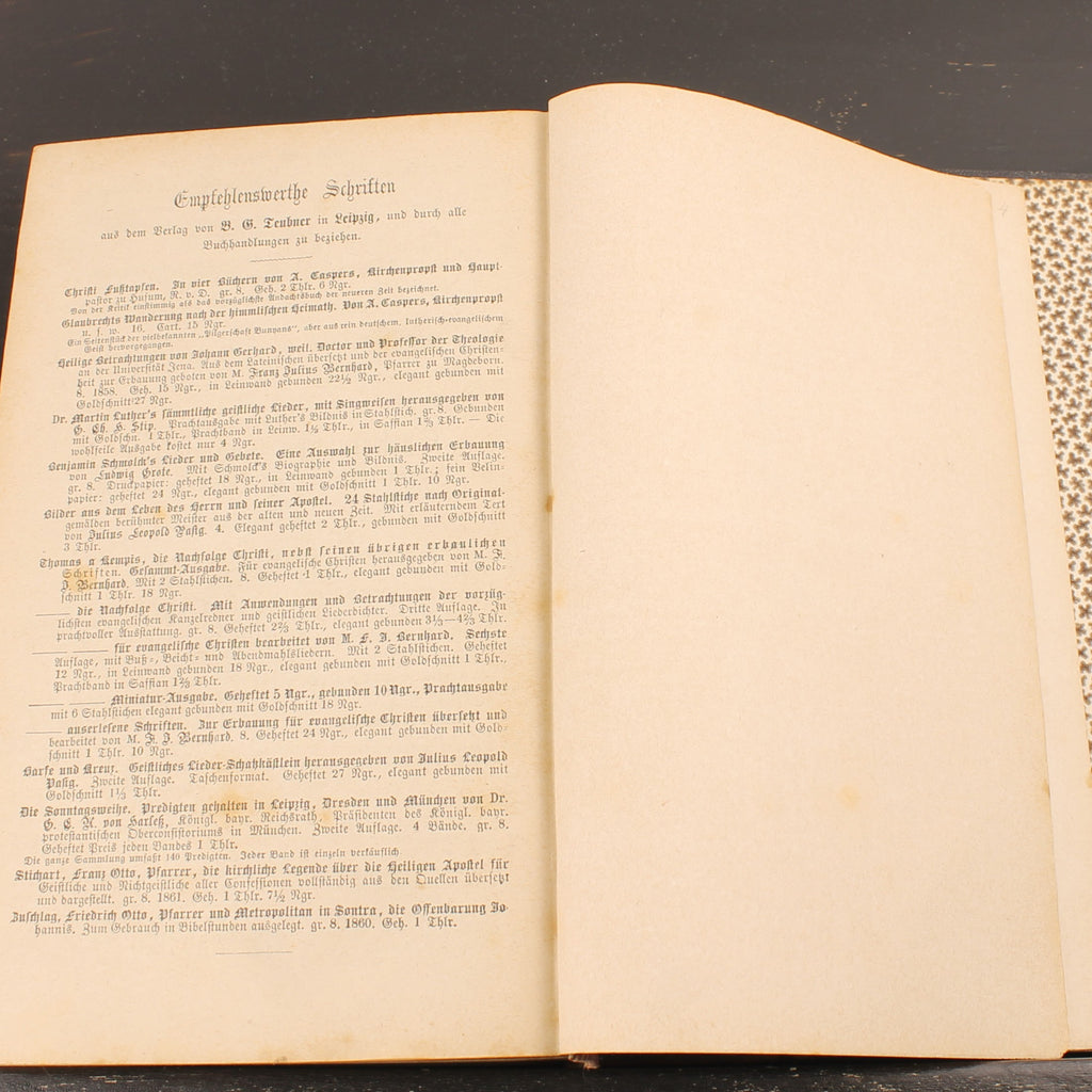 Cette Bible ou les Saintes Écritures complètes de l’Ancien et du Nouveau Testament (1868) - B. G. Teubner, Leipzig