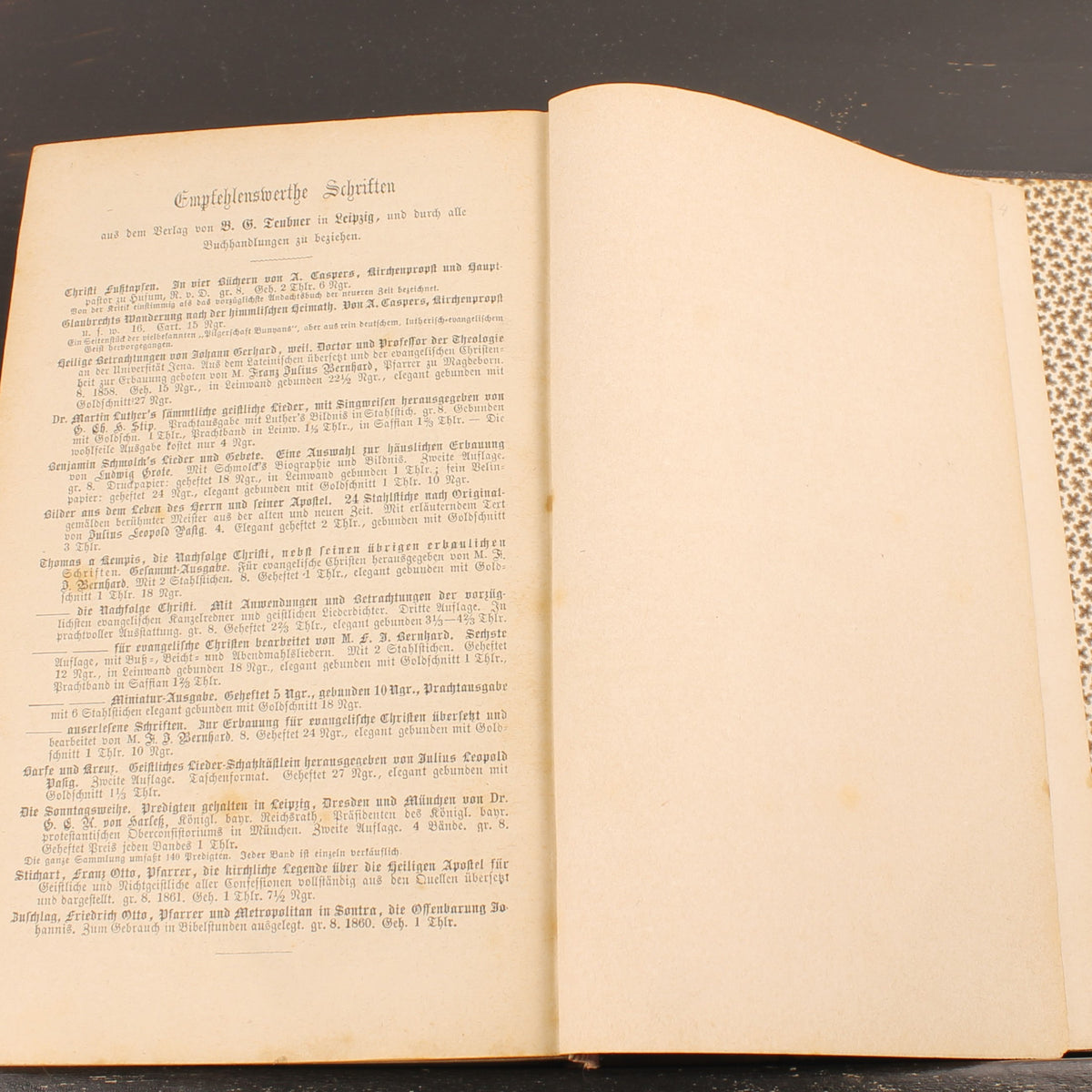 Cette Bible ou les Saintes Écritures complètes de l’Ancien et du Nouveau Testament (1868) - B. G. Teubner, Leipzig