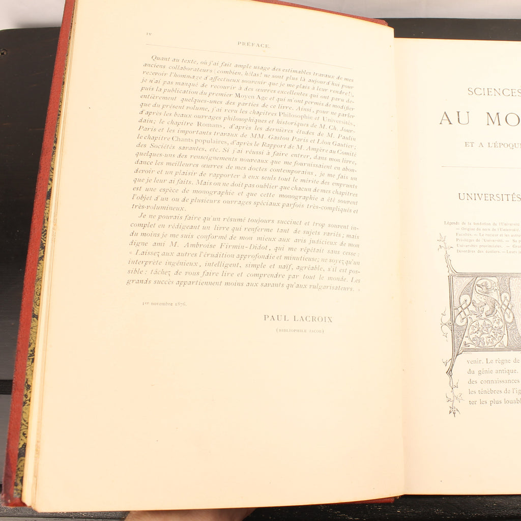 Paul Lacroix – Sciences et Lettres au Moyen Âge et à l'Époque de la Renaissance (1877)