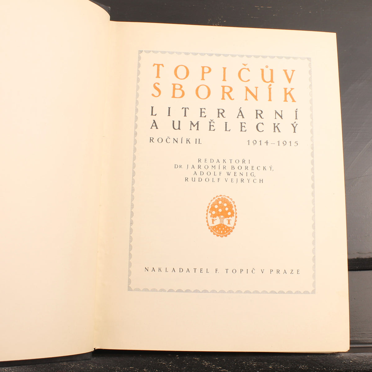 Topičův sborník literární a umělecký - Complete Kunst- en Literatuurjaargang - Praag 1914–1915