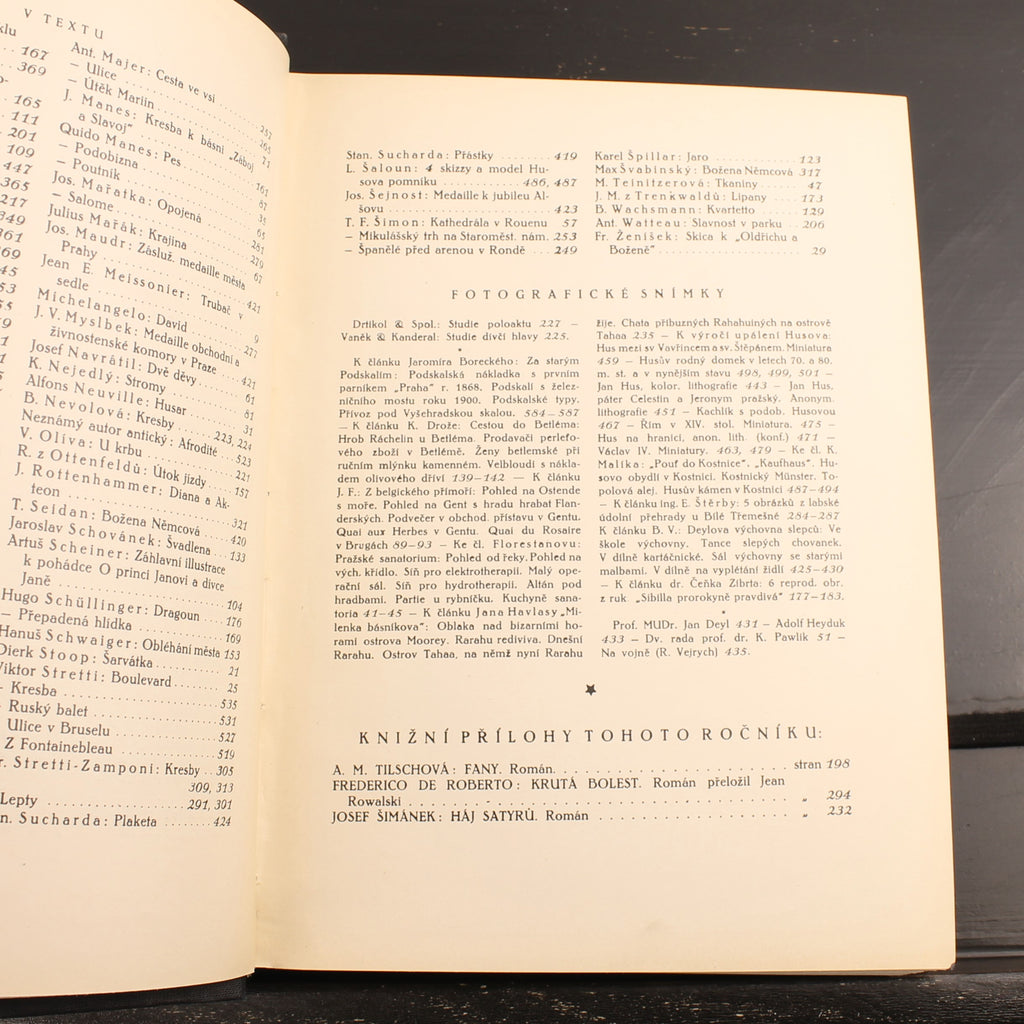Topičův sborník literární a umělecký - Complete Kunst- en Literatuurjaargang - Praag 1914–1915