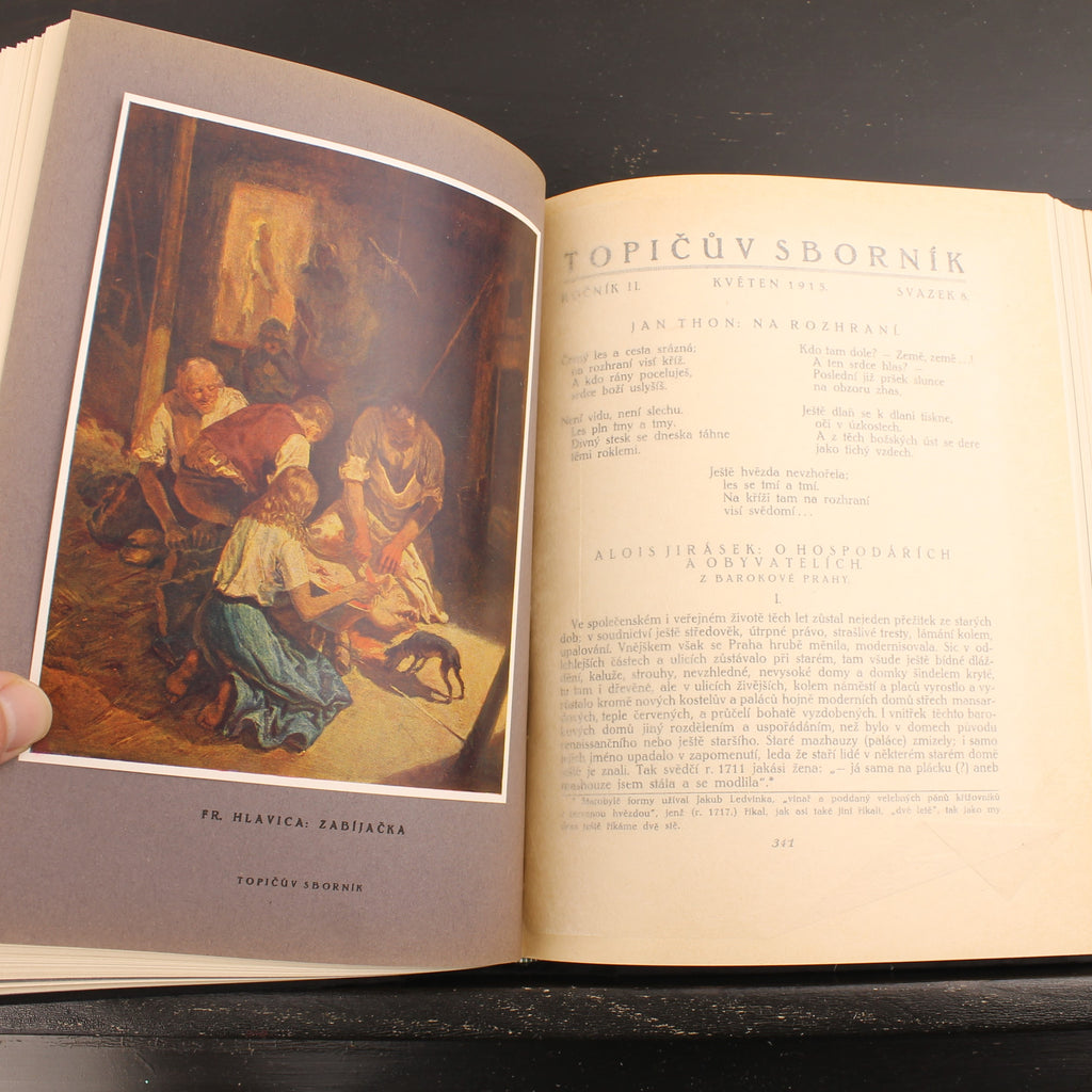 Topičův sborník literární a umělecký - Complete Kunst- en Literatuurjaargang - Praag 1914–1915