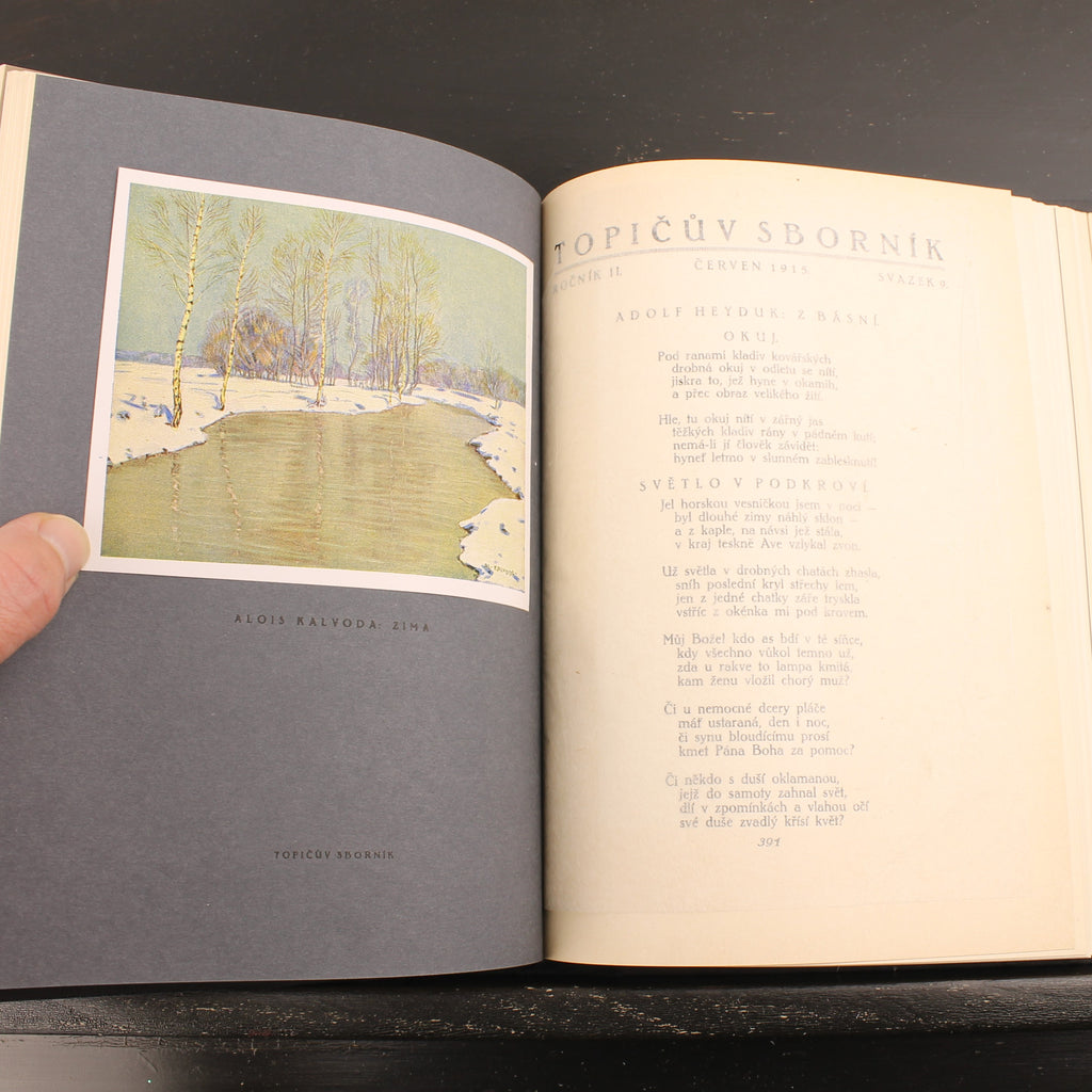 Topičův sborník literární a umělecký - Complete Kunst- en Literatuurjaargang - Praag 1914–1915